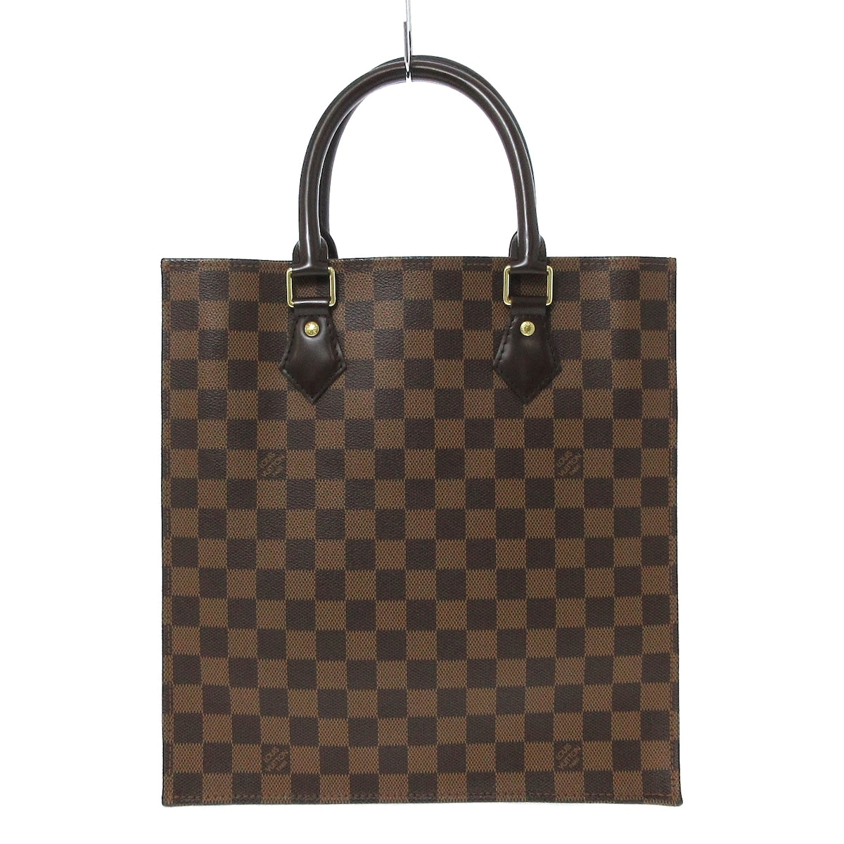 Louis Vuitton Tote in brown checkered canvas and brown leather at 1stDibs  louis  vuitton black and brown checkered purse, brown checkered bag, brown  checkered handbag