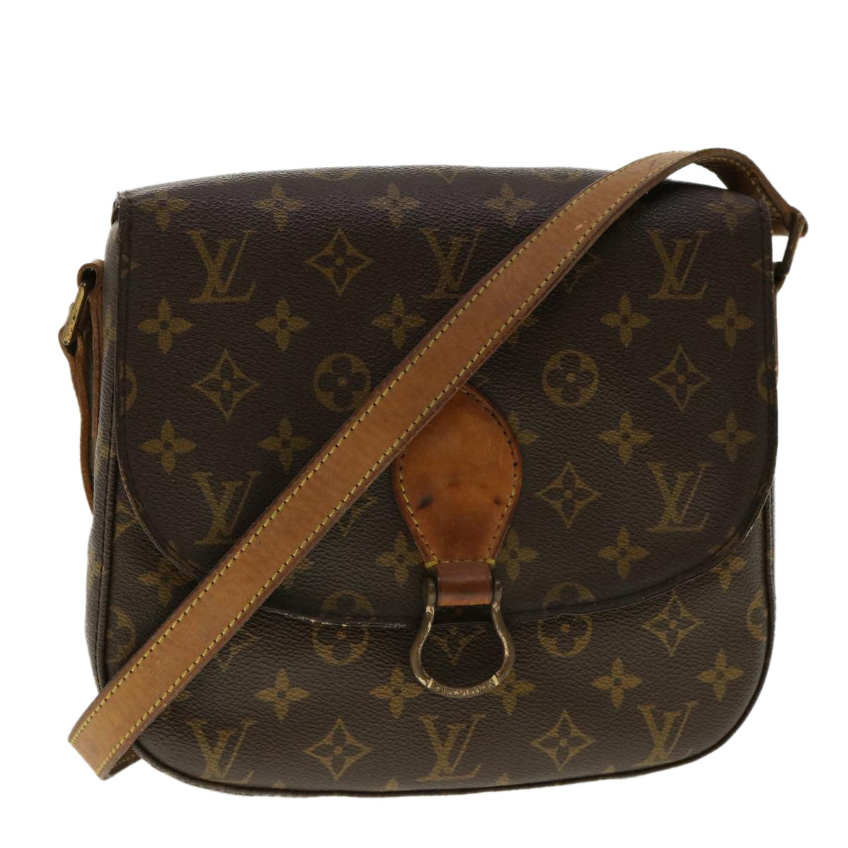 LOUIS VUITTON Monogram Canvas Saint Cloud GM Crossbody Bag