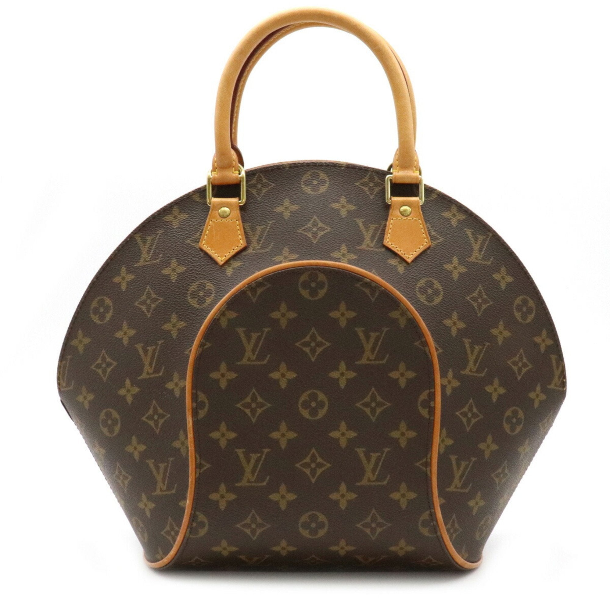 Louis Vuitton - Authenticated Ellipse Handbag - Cloth Brown for Women, Good Condition