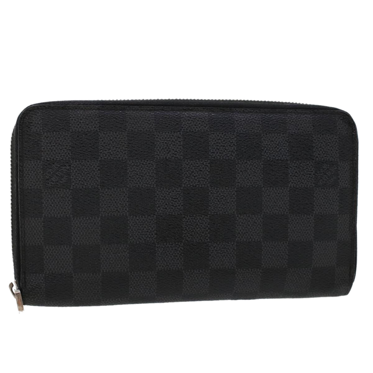 LOUIS VUITTON Zippy Organizer Long Wallet N63077 Damier Graphite Canva