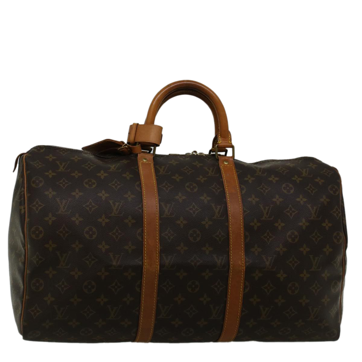 LOUIS VUITTON Monogram Keepall 50 Boston Bag M41426 LV Auth 57704