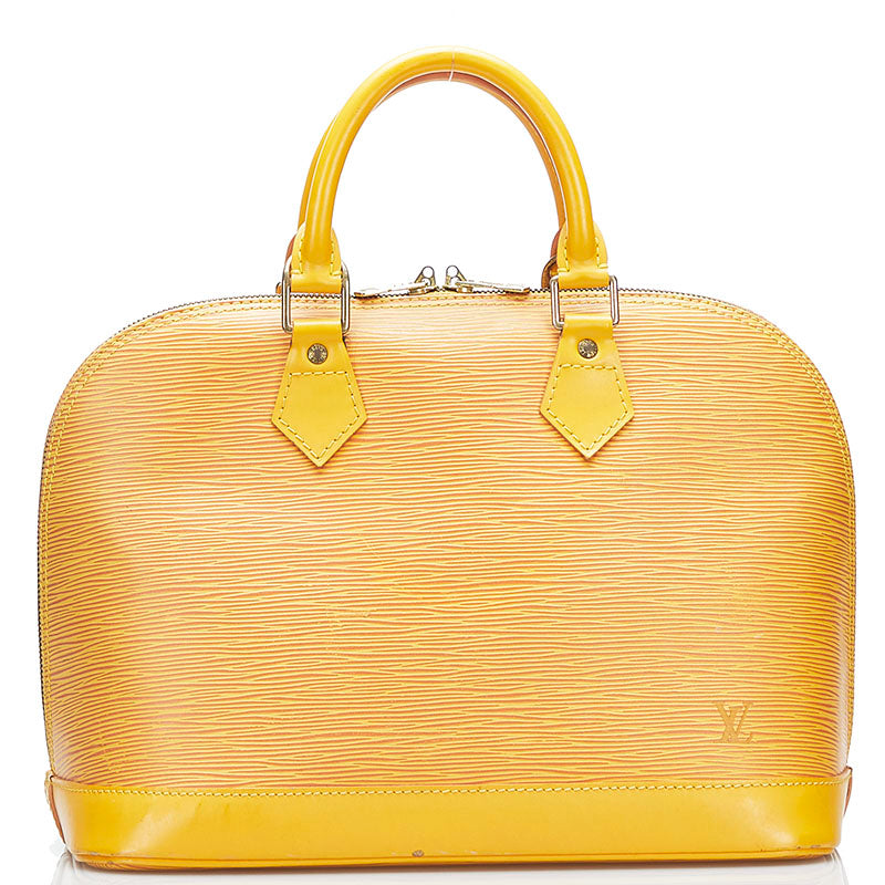 Louis Vuitton Tassil Yellow Epi Leather Alma Bag - Yoogi's Closet