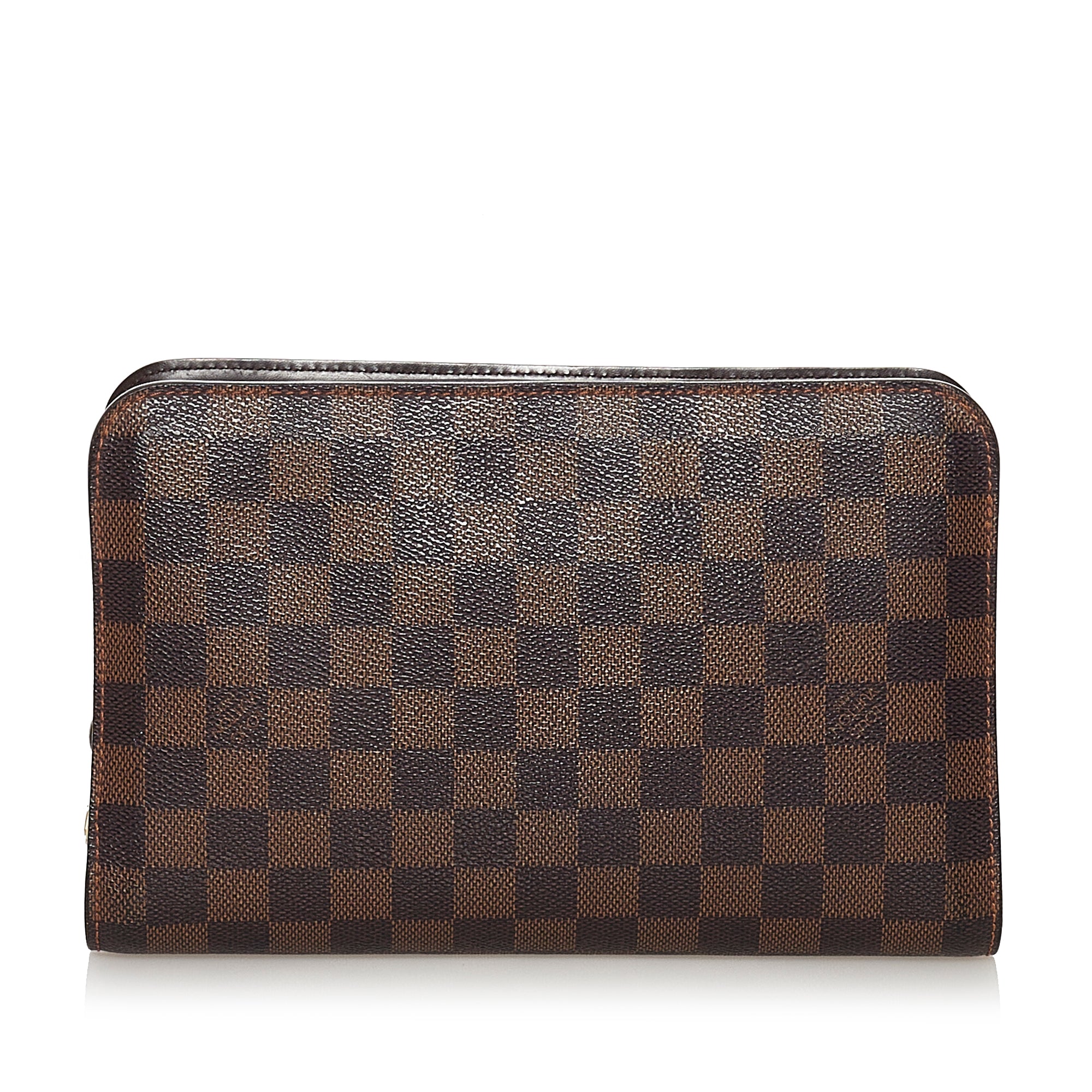 Louis Vuitton Saint Louis Damier Ebene Pochette Clutch Bag