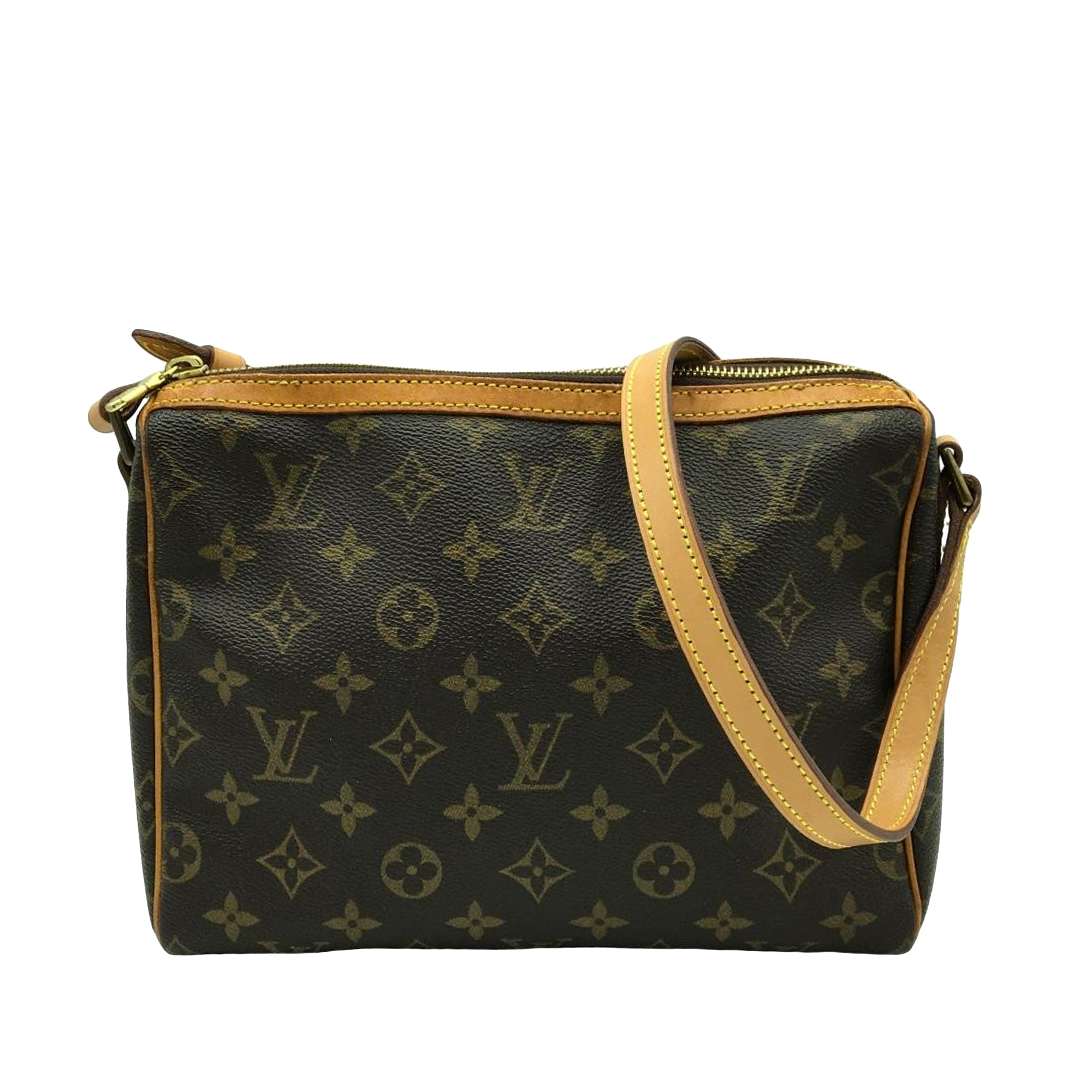 Louis Vuitton Tuileries Monogram Canvas Hobo Bag Women