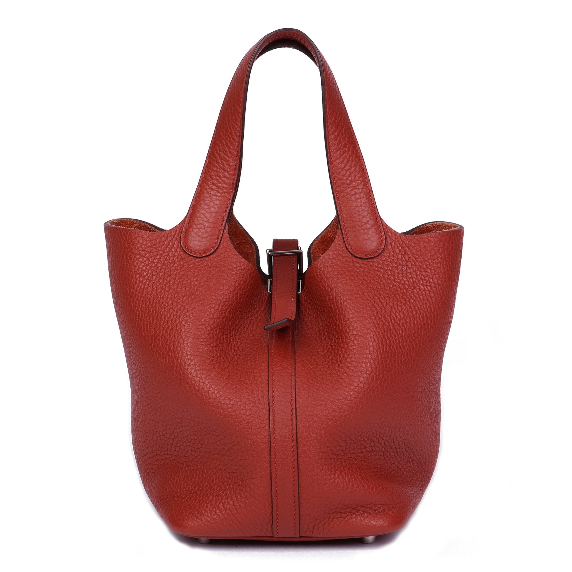 Replica Hermes Picotin Lock 18 Bag In Bordeaux Clemence Leather