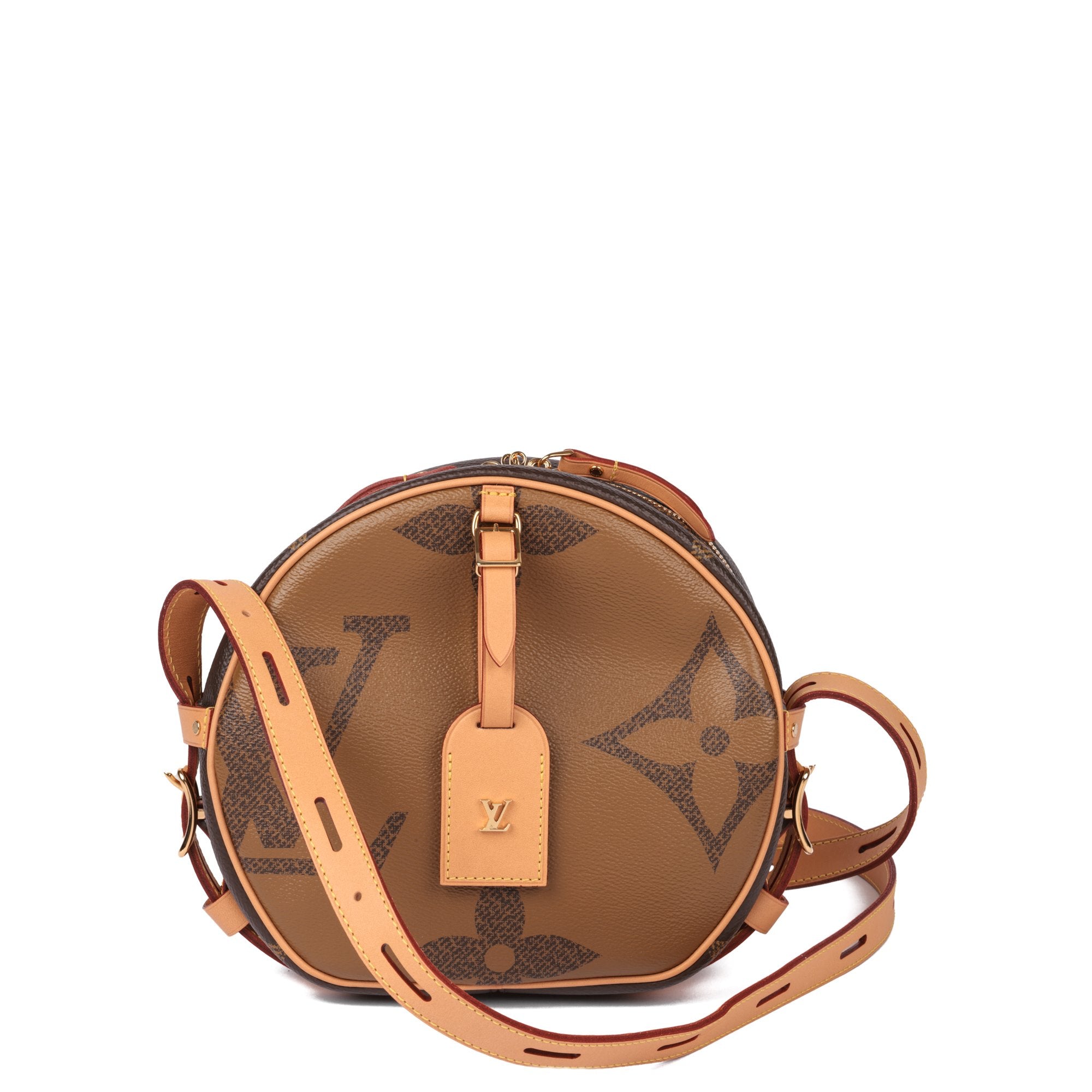 Louis Vuitton Boite Chapeau Souple Bag Reverse Monogram Giant Brown 1929381
