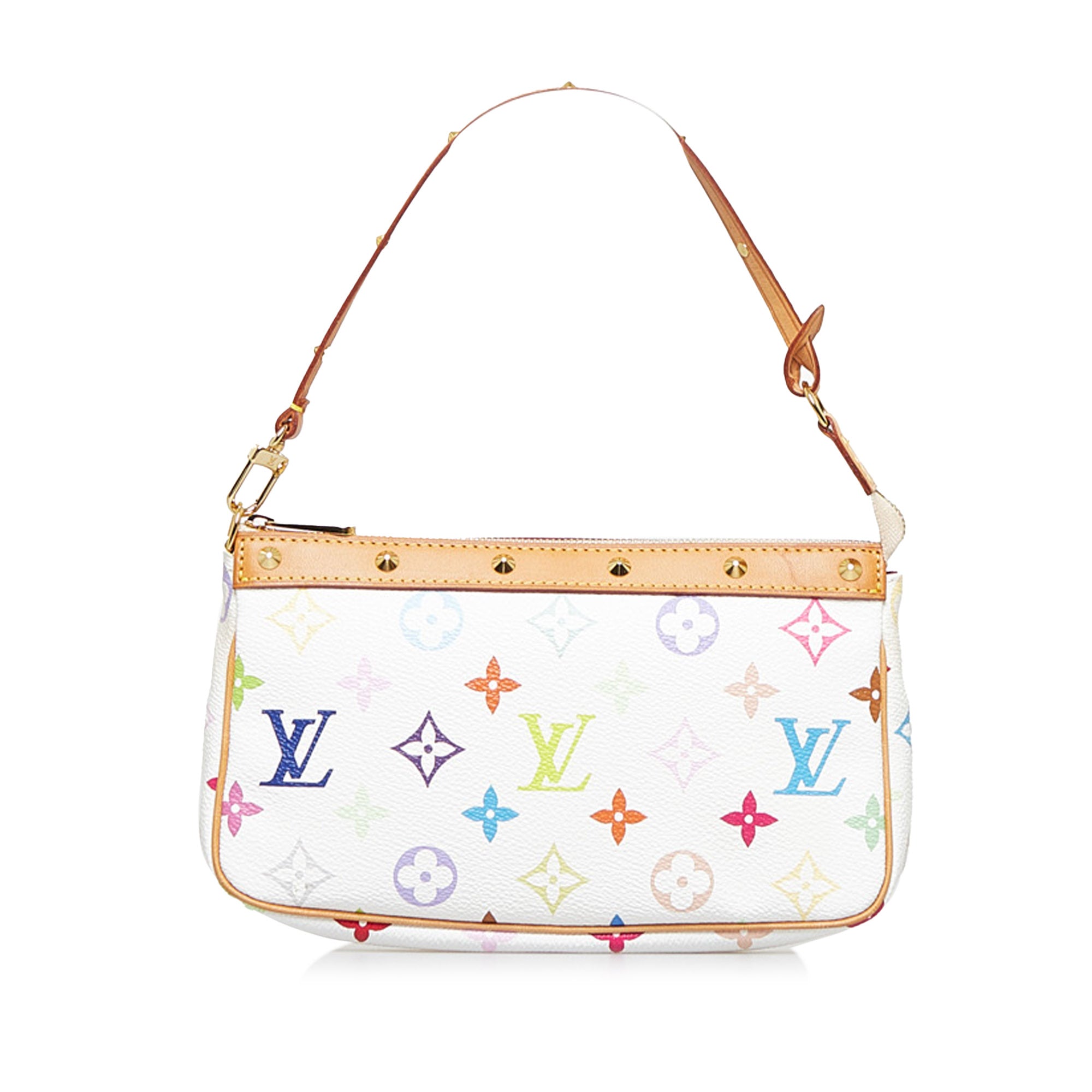 Louis Vuitton Monogram Multicolore Pochette Accessoires White