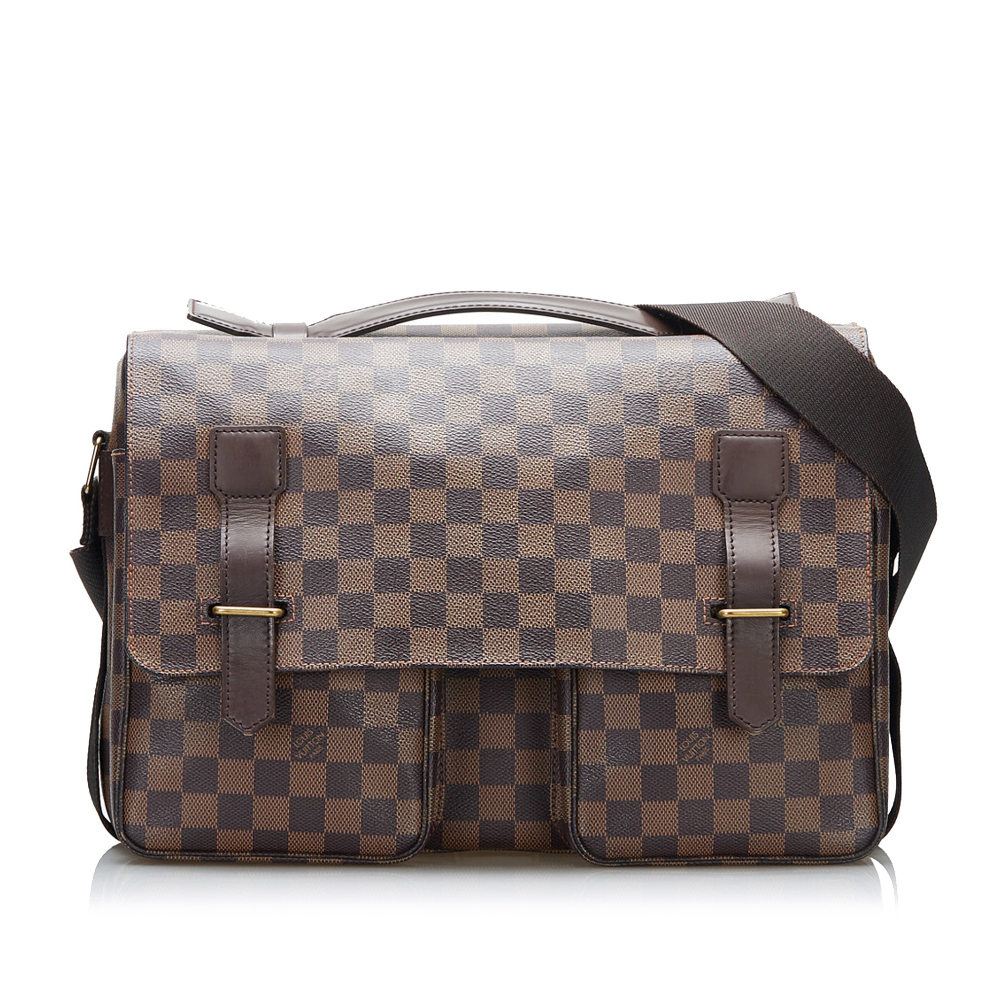 Louis Vuitton Damier Ebene Broadway Messenger Handbag