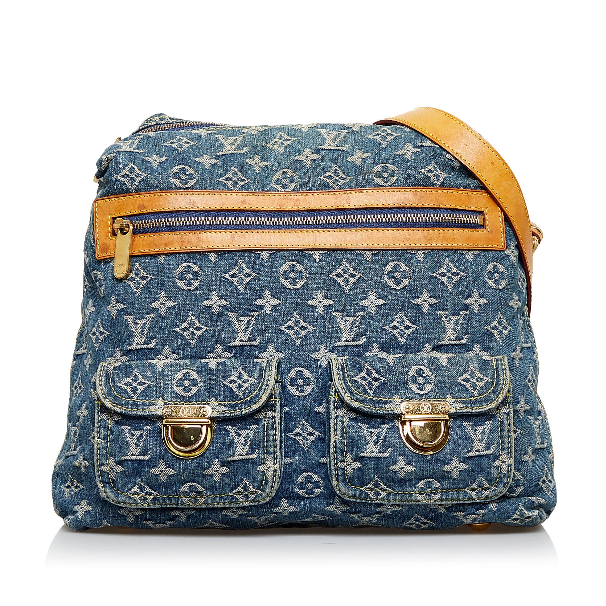 Louis Vuitton Monogram Denim Baggy GM Bag Louis Vuitton