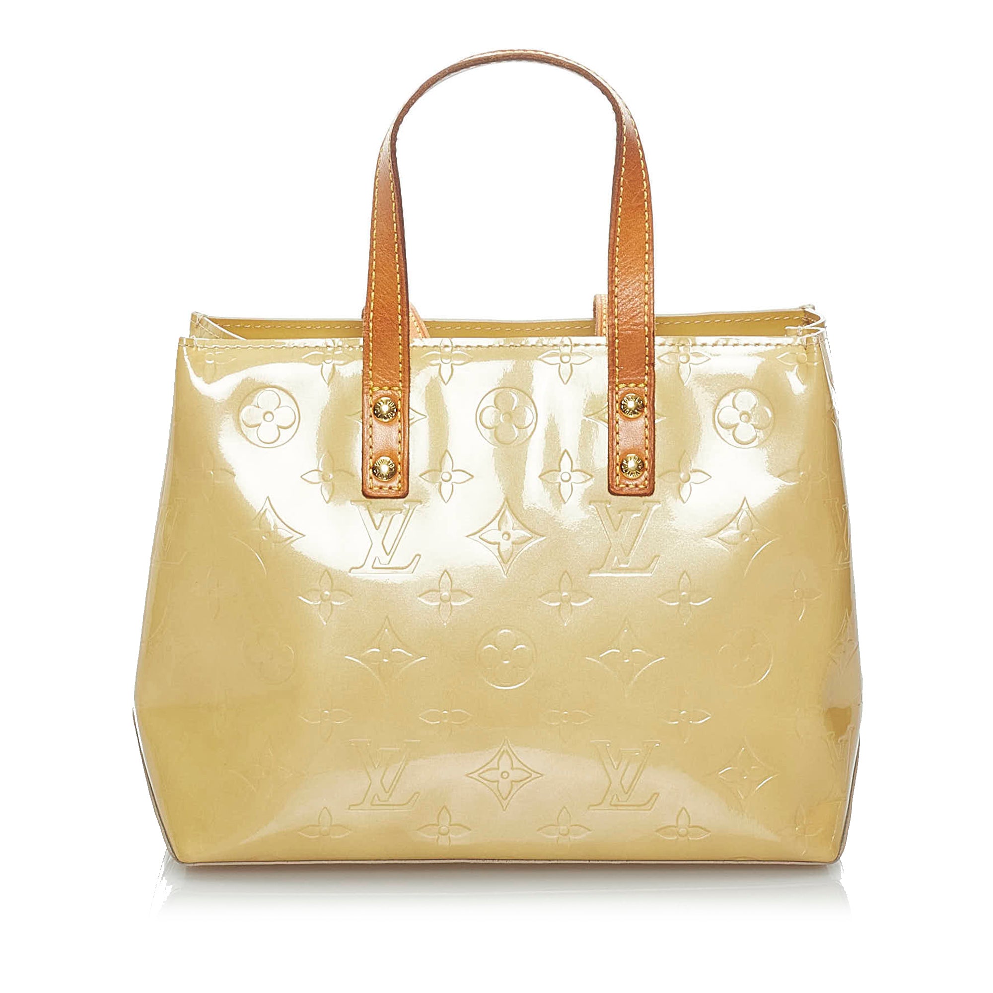 Shop for Louis Vuitton Beige Vernis Leather Reade PM Bag - Shipped from USA