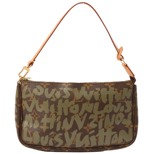 Louis Vuitton Graffiti Monogram Pochette Handbag w/Chain