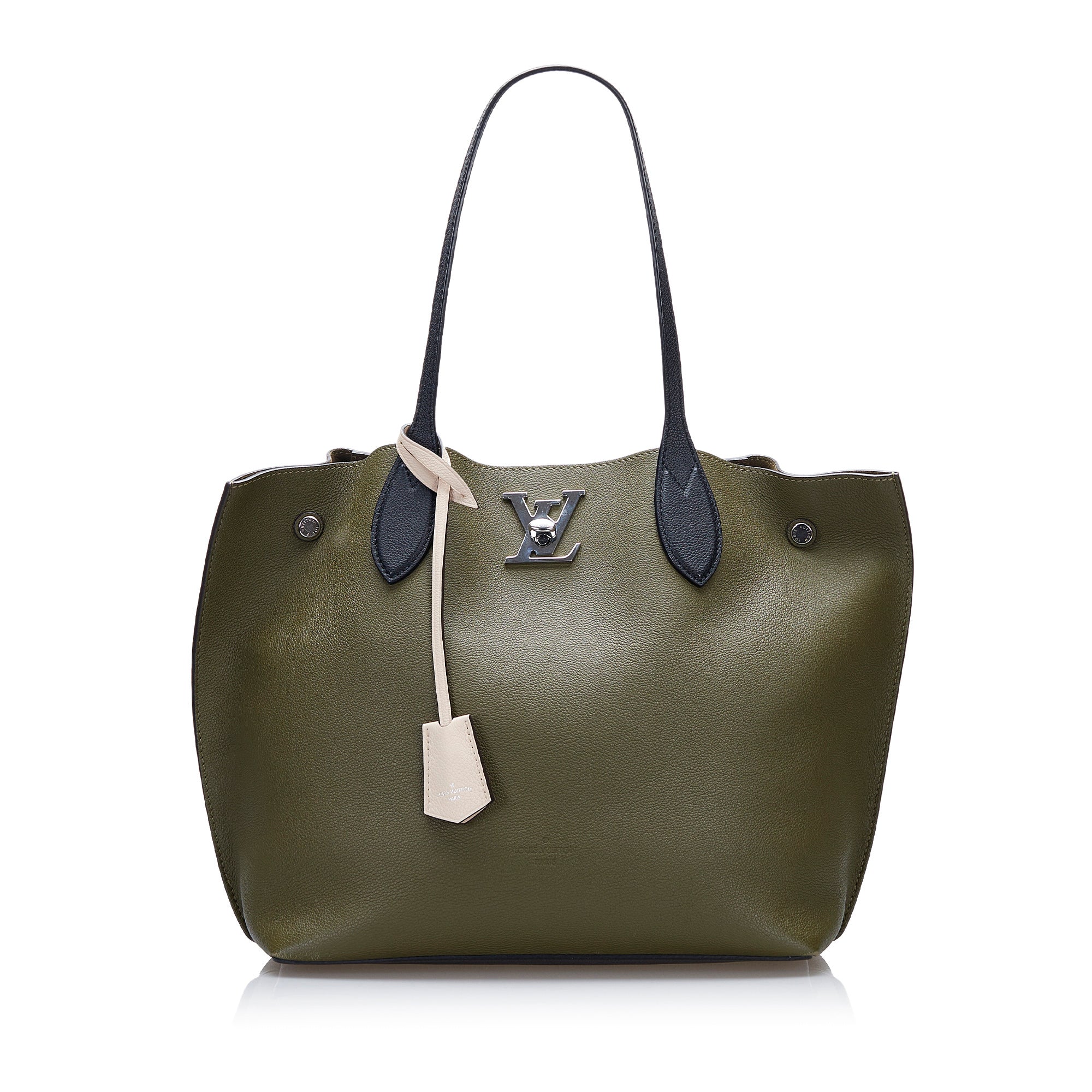 Green Louis Vuitton Lockme Go Tote Tote Bag