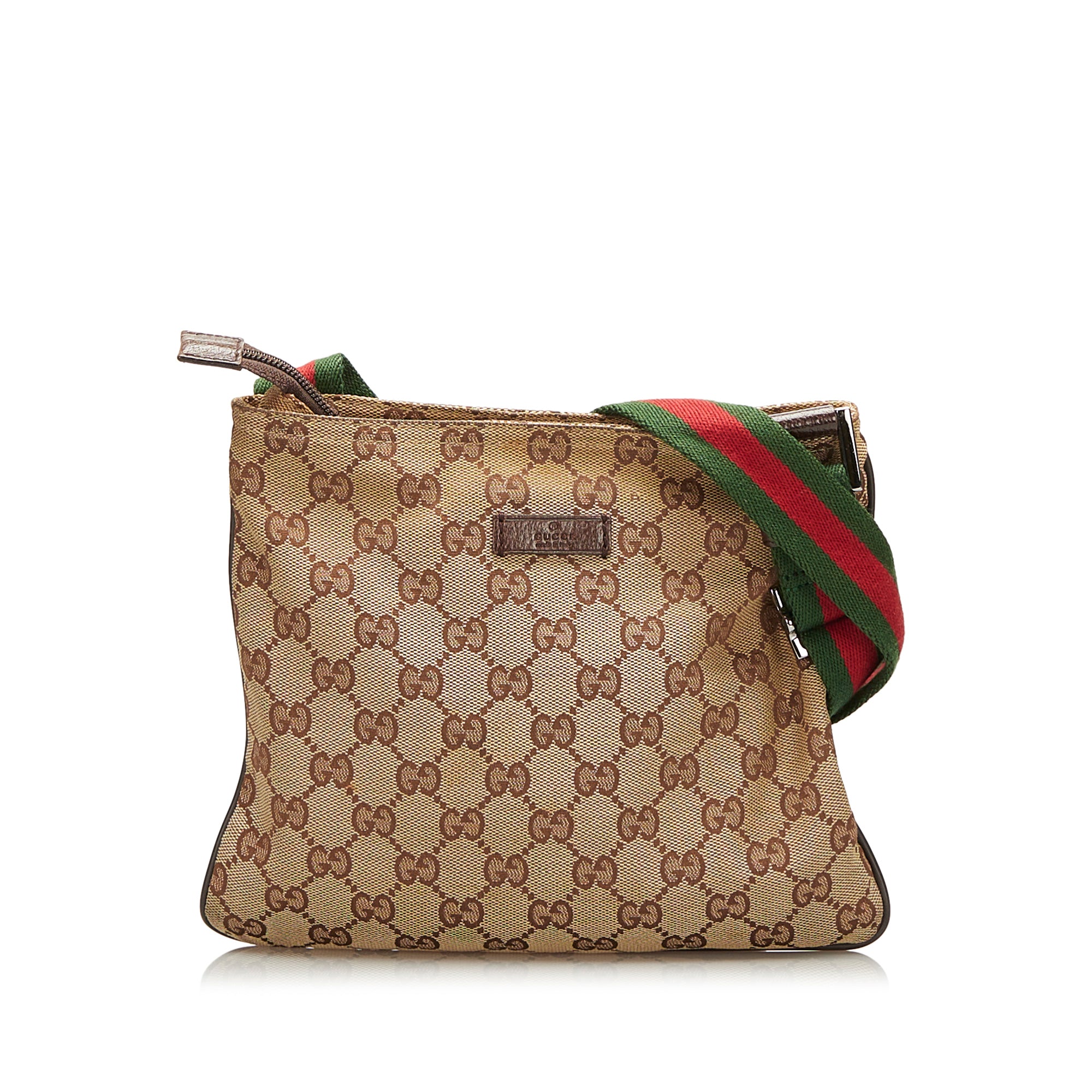 Gucci Vintage Web GG Canvas Crossbody Bag - Gucci