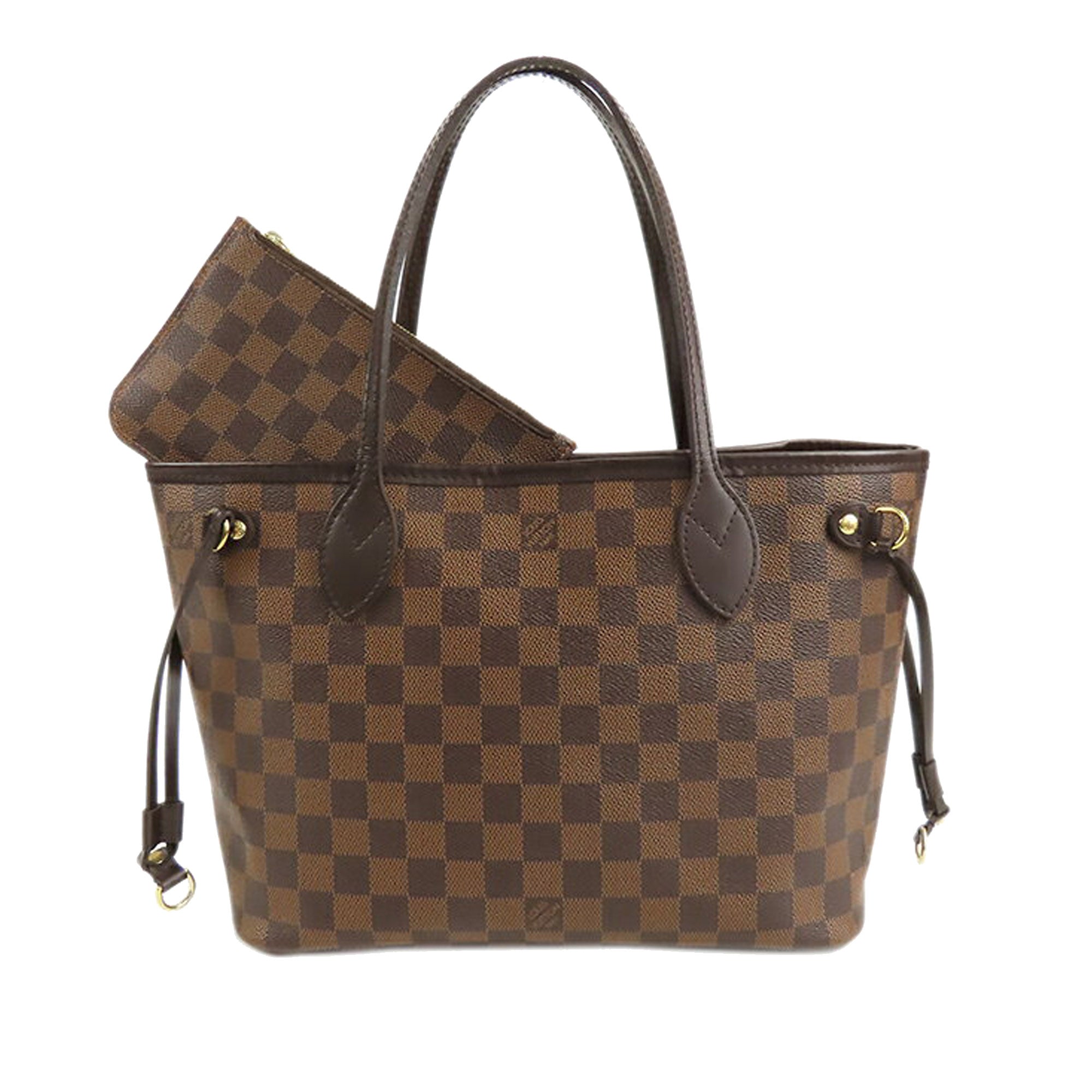 Louis Vuitton Damier Ebene Neverfull PM w/Pouch