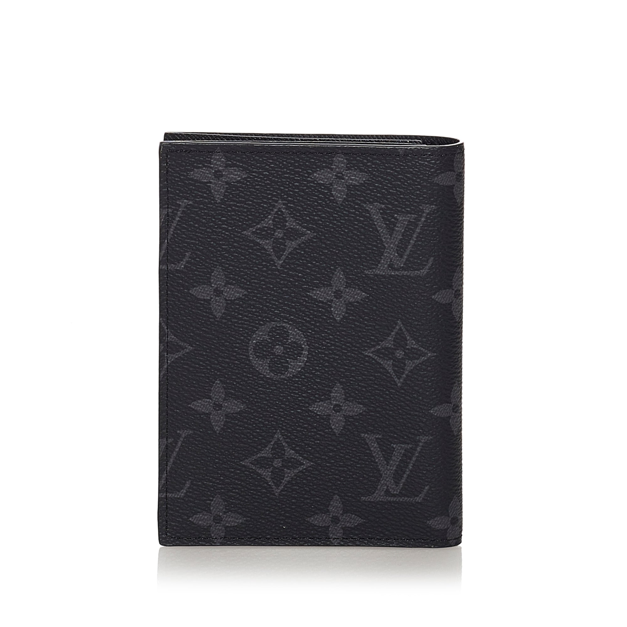 Louis Vuitton Passport Cover Monogram Eclipse Black/Grey