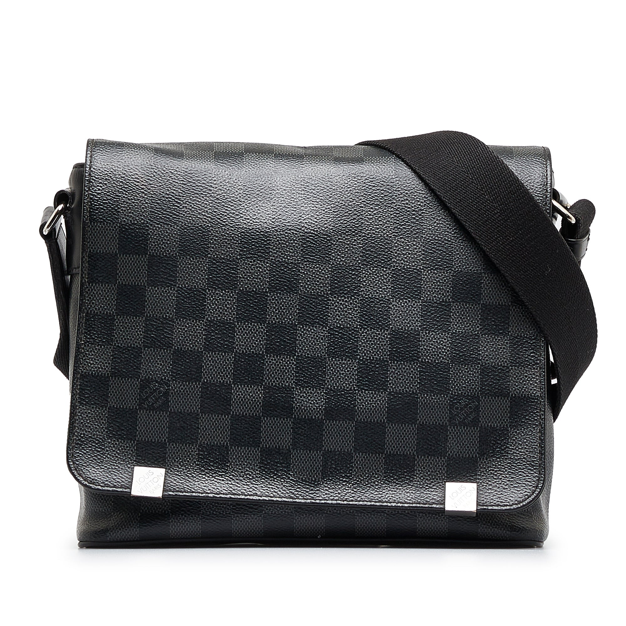 Louis Vuitton Damier Graphite District PM Shoulder Bag Crossbody