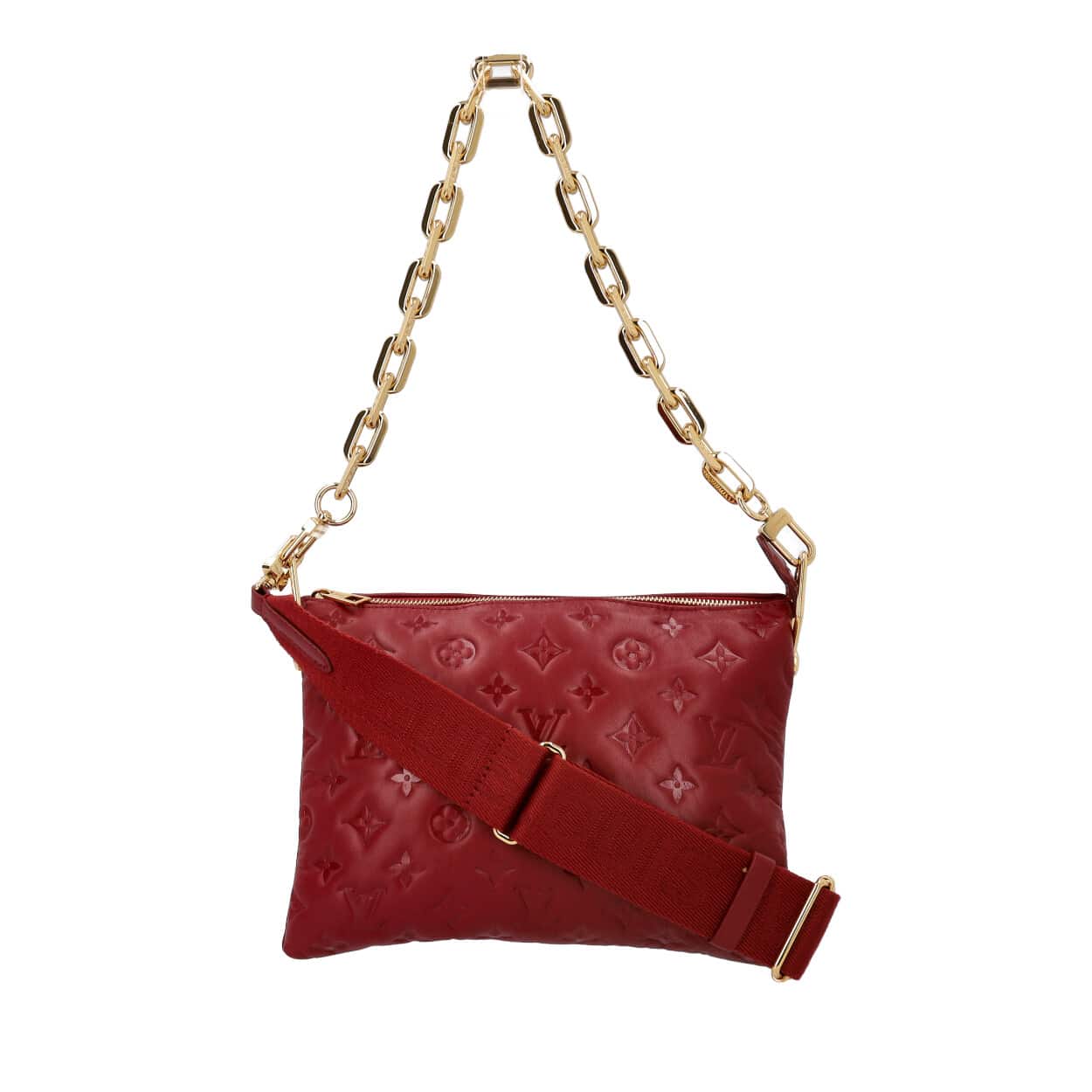 Louis Vuitton Coussin PM Wine Red