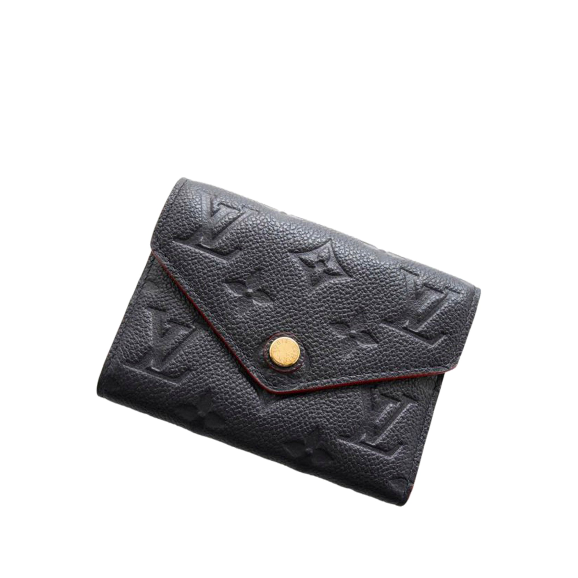 Louis Vuitton Black Empreinte Victorine Wallet QJAFFGLQKB000