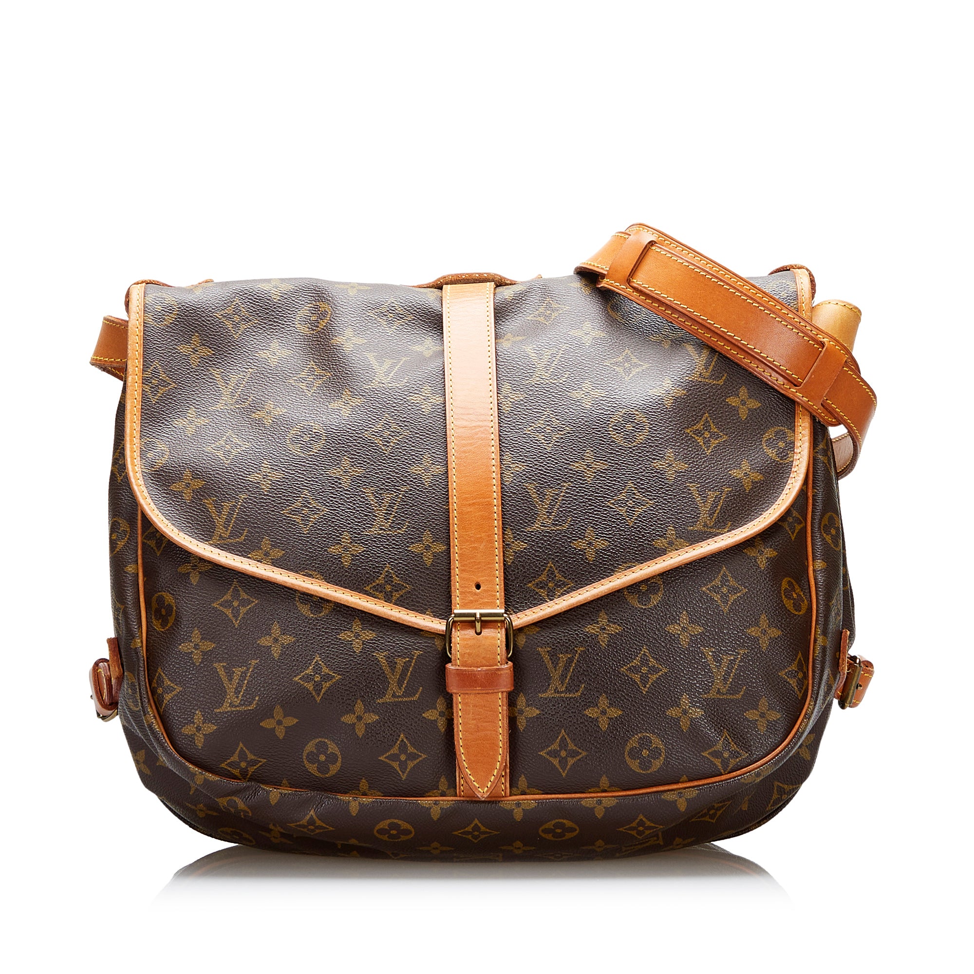 Louis Vuitton Saumur 35 Monogram Canvas Shoulder Bag