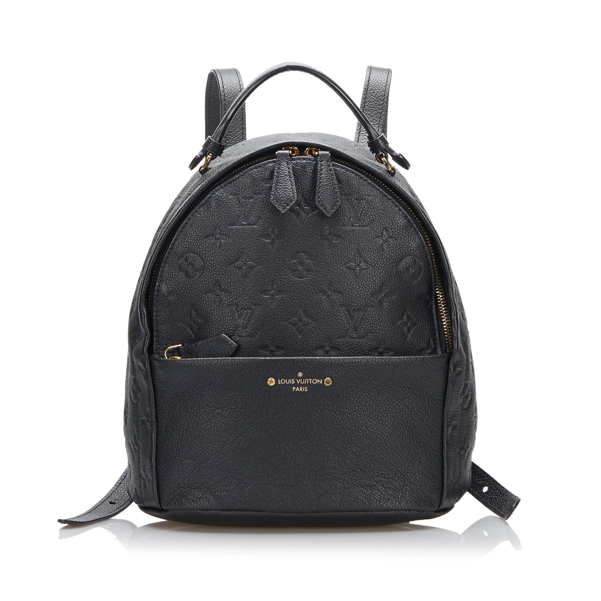 Louis Vuitton Sorbonne Backpack Monogram Empreinte Leather Black