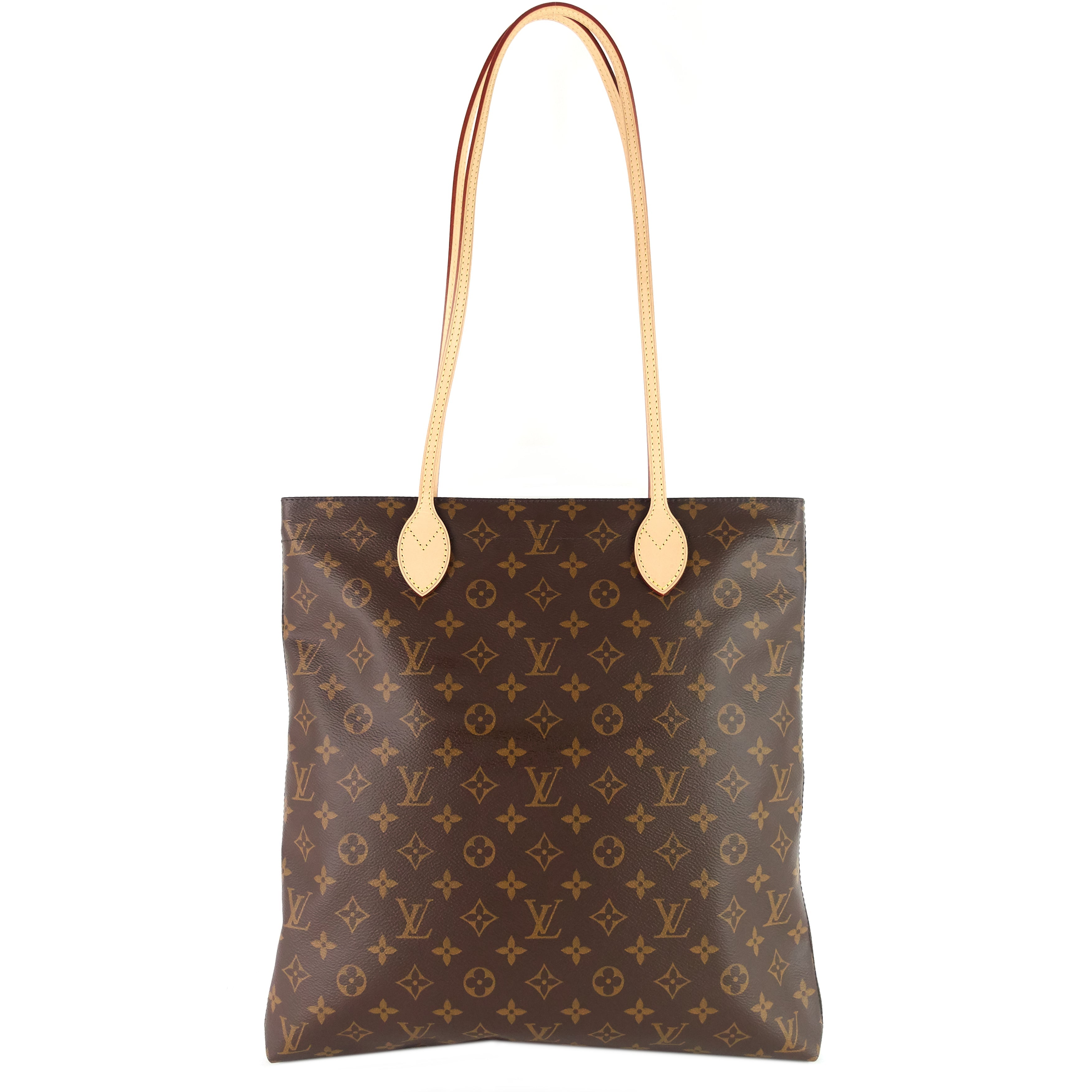 Louis Vuitton Carry It Monogram Canvas Shoulder Bag Brown