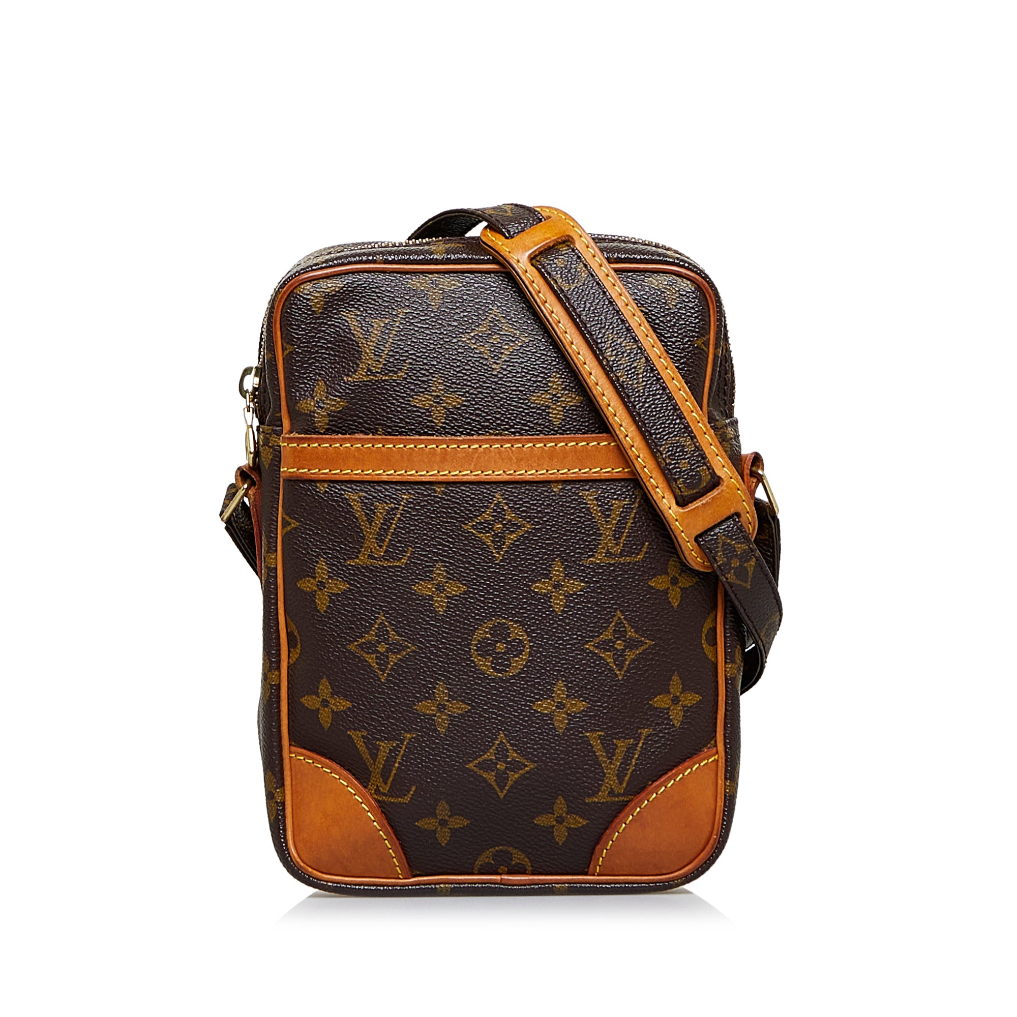 Brown Louis Vuitton Monogram Danube Crossbody Bag