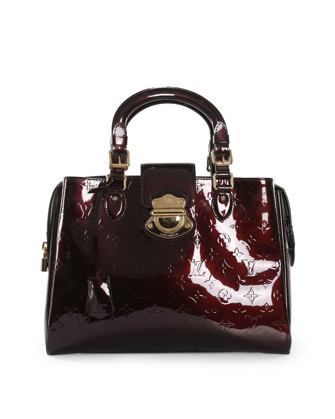 Melrose patent leather handbag Louis Vuitton Burgundy in Patent