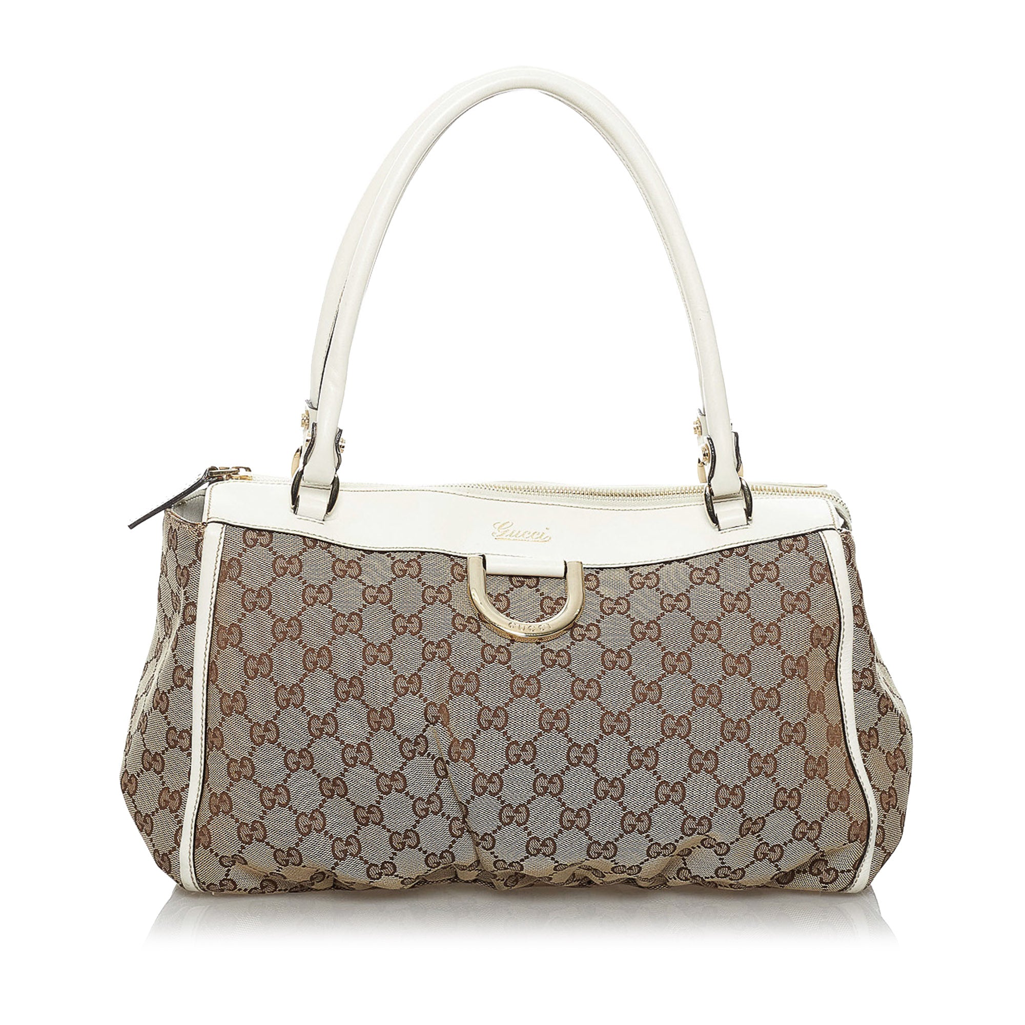 Gucci GG Canvas Small Abbey D - Ring Tote Bag