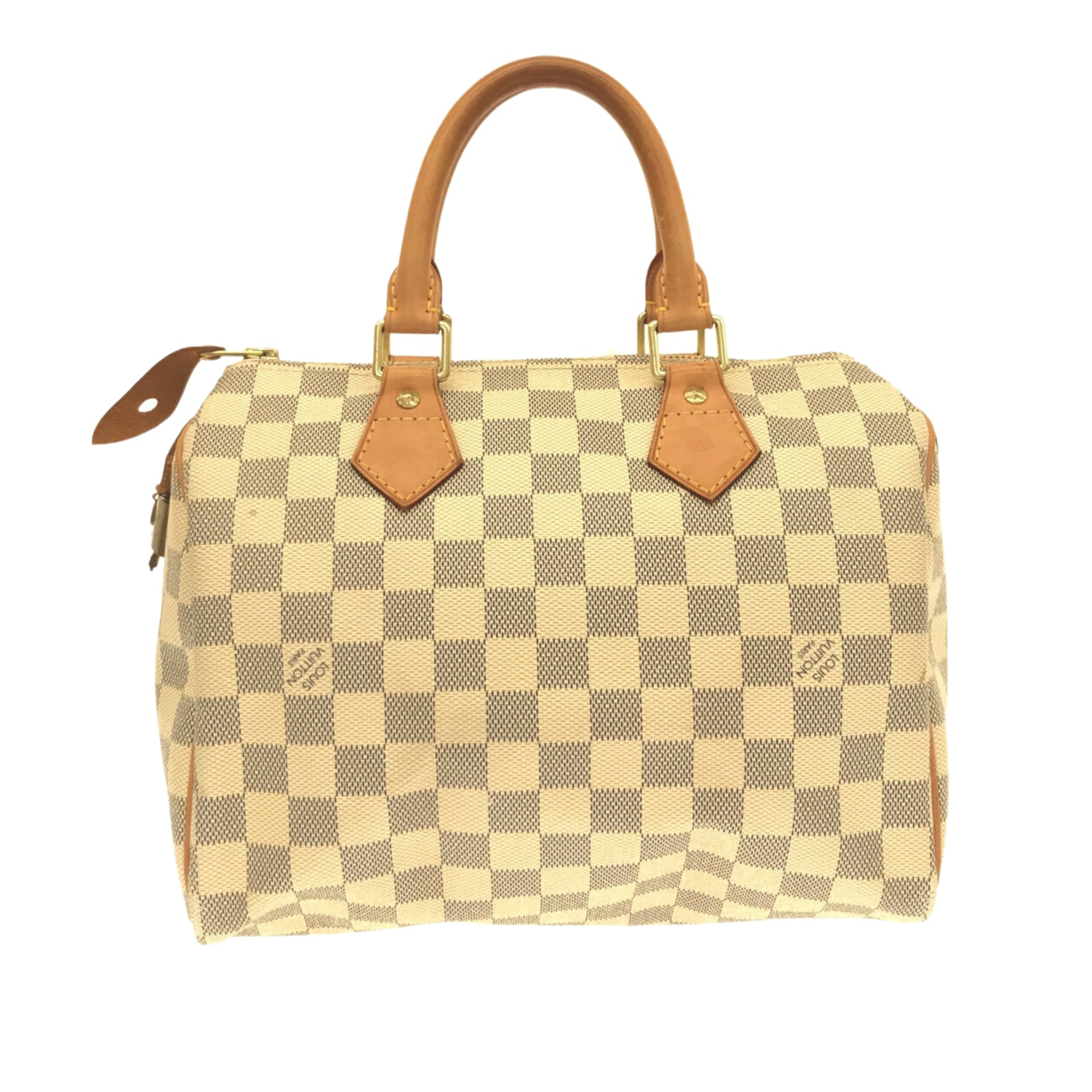 Louis Vuitton Speedy 25 Damier Azur Boston Bag