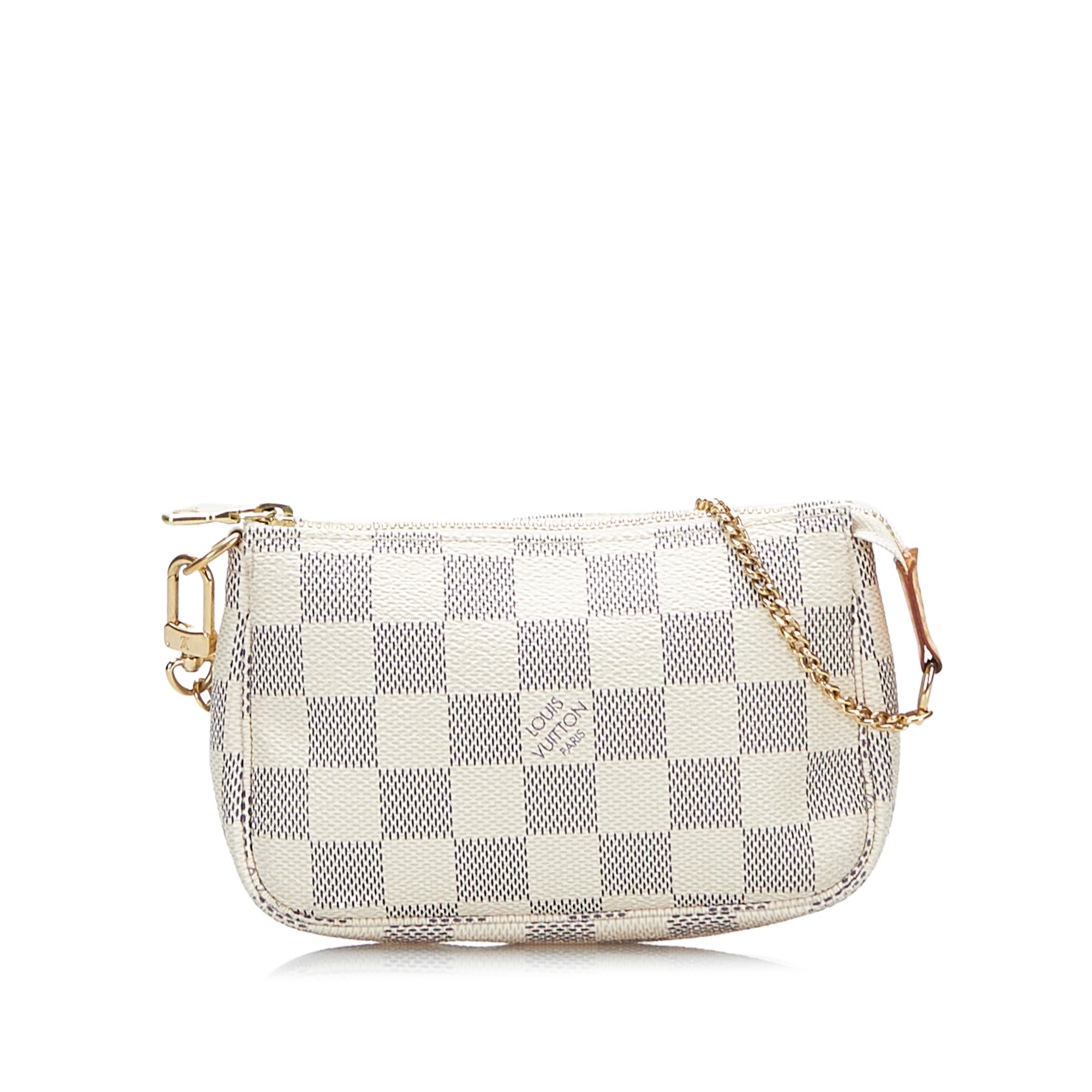 The Pochette Accessoires Damier Azur Shoulder Bag