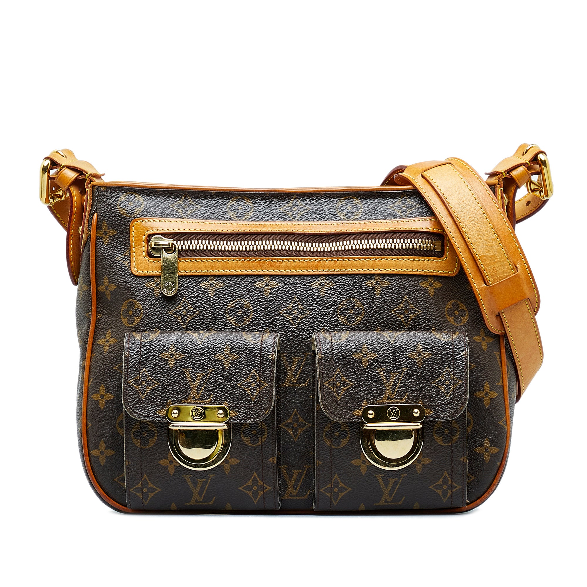 Louis Vuitton Hudson Leather Handbag