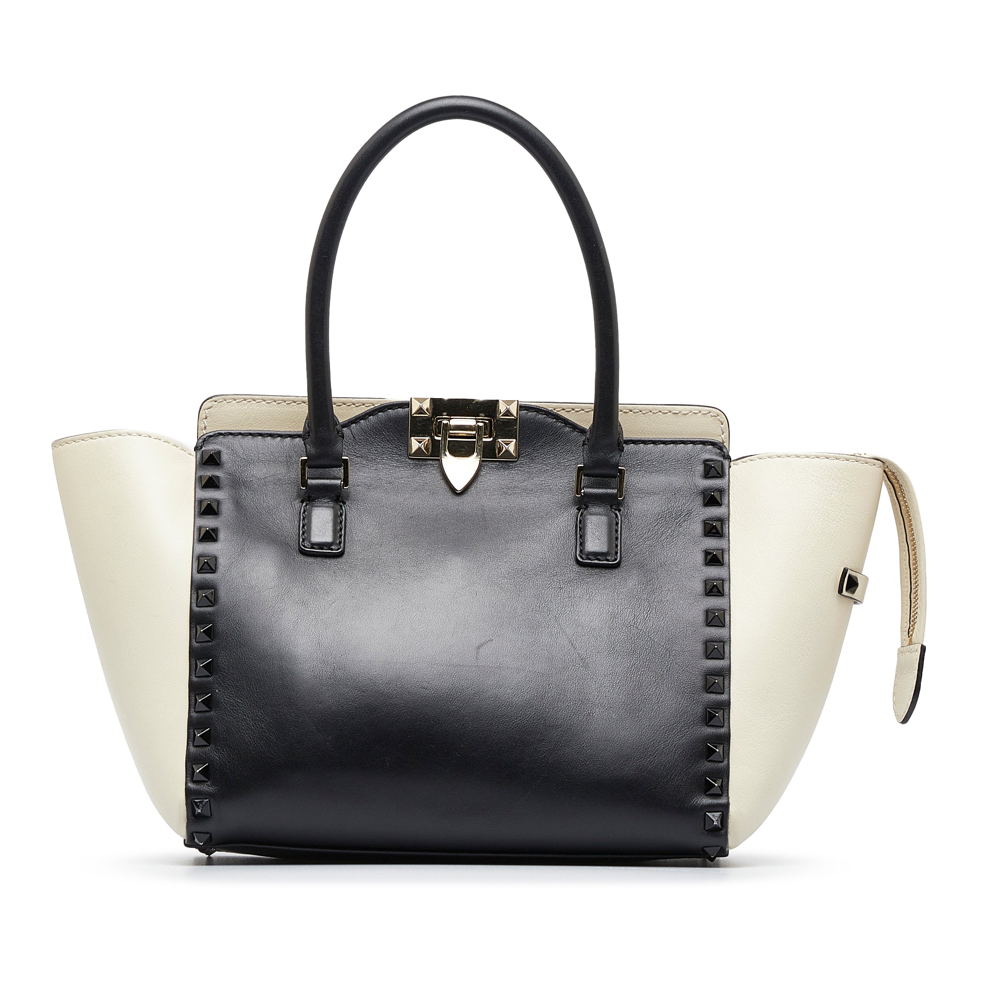 Valentino Rockstud Leather Handle Bag