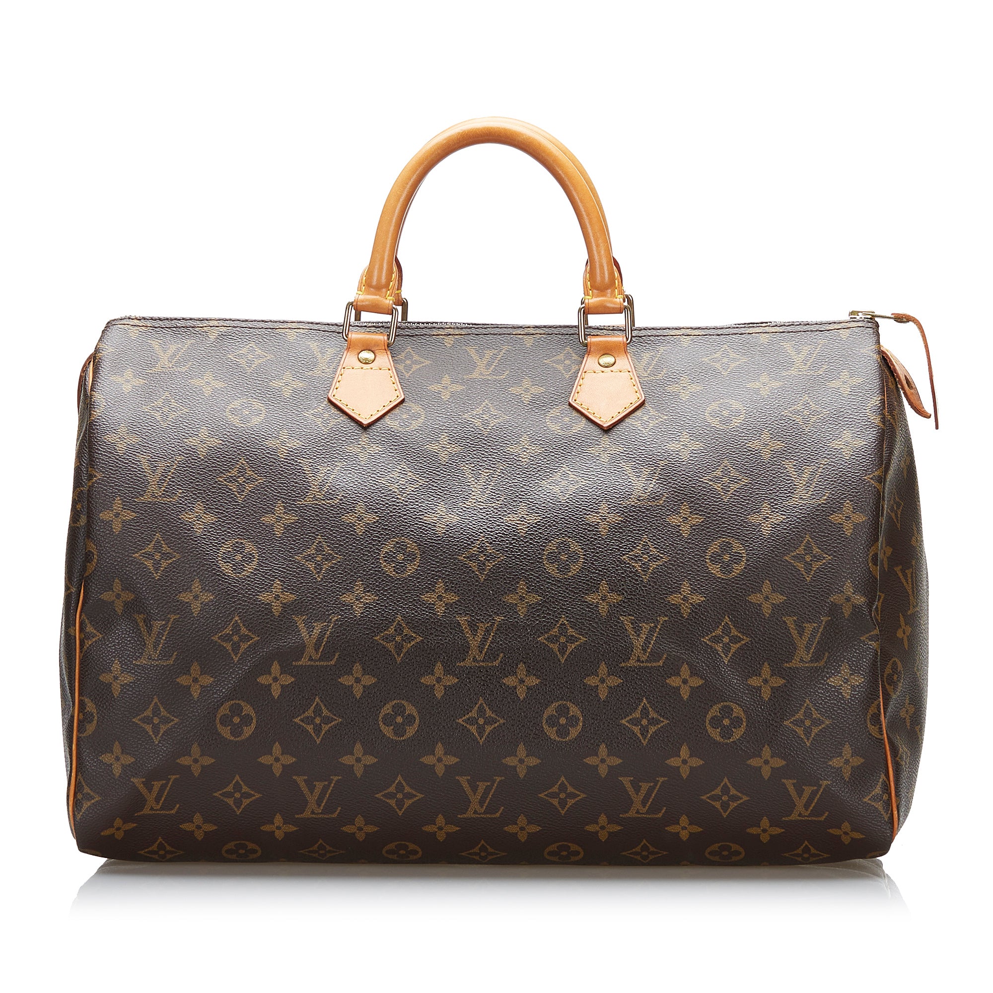 Louis Vuitton Large Monogram Speedy 40 Boston Bag Leather ref