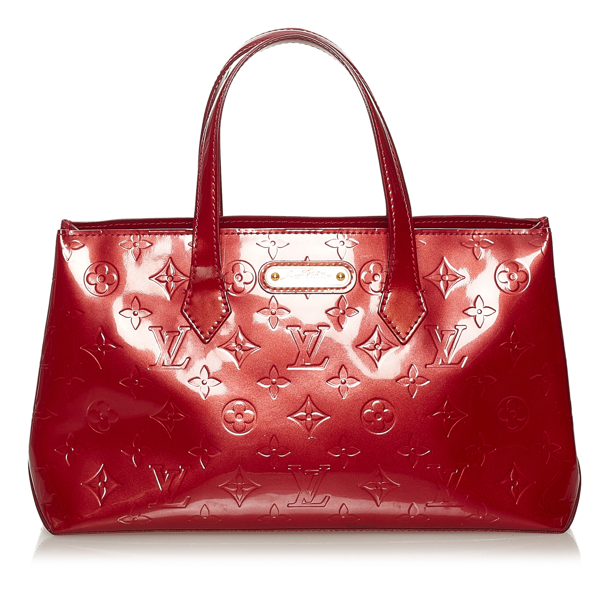 Wilshire patent leather handbag Louis Vuitton Pink in Patent