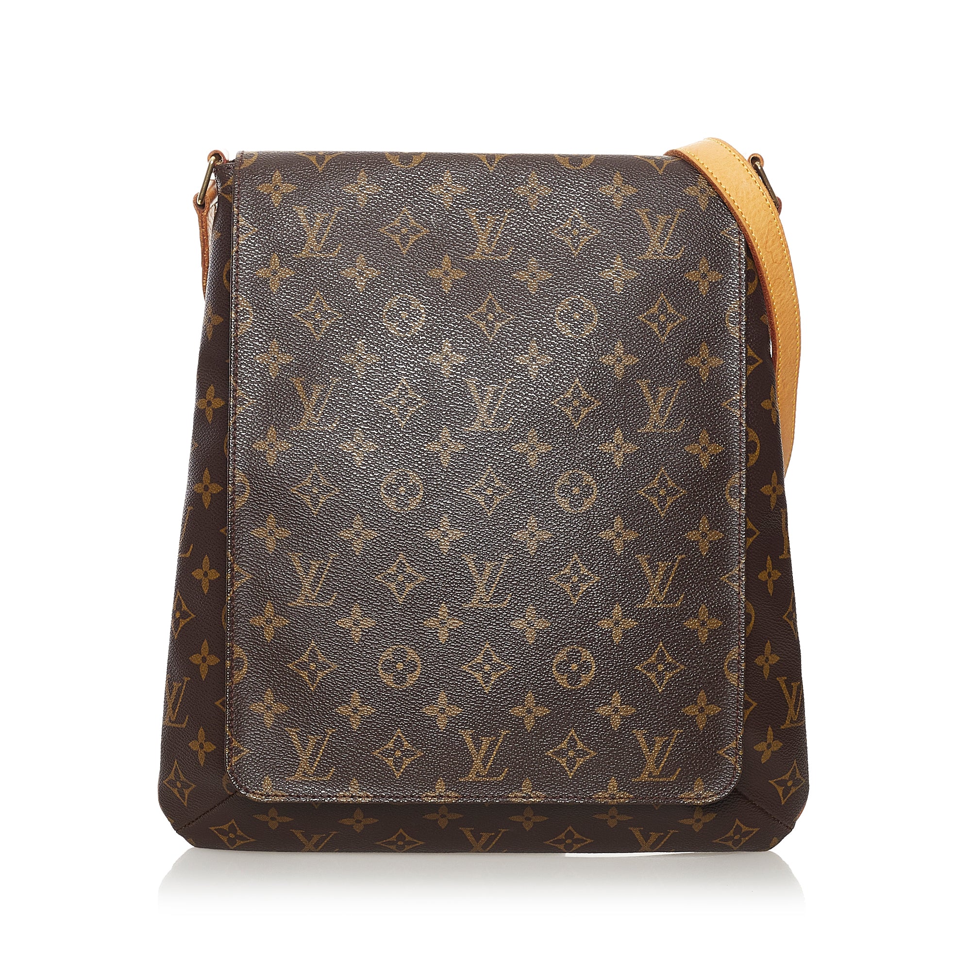 Brown Louis Vuitton Monogram GM Musette Salsa Long Strap Crossbody Bag