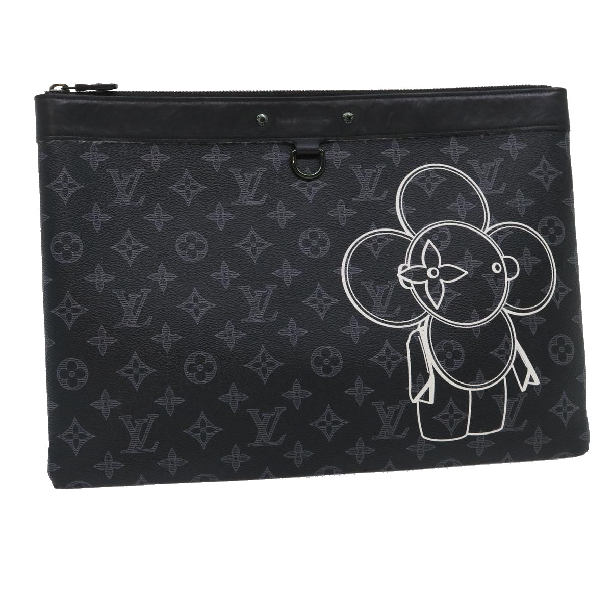 Louis Vuitton Monogram Eclipse Pochette Apollo Cluth Bag