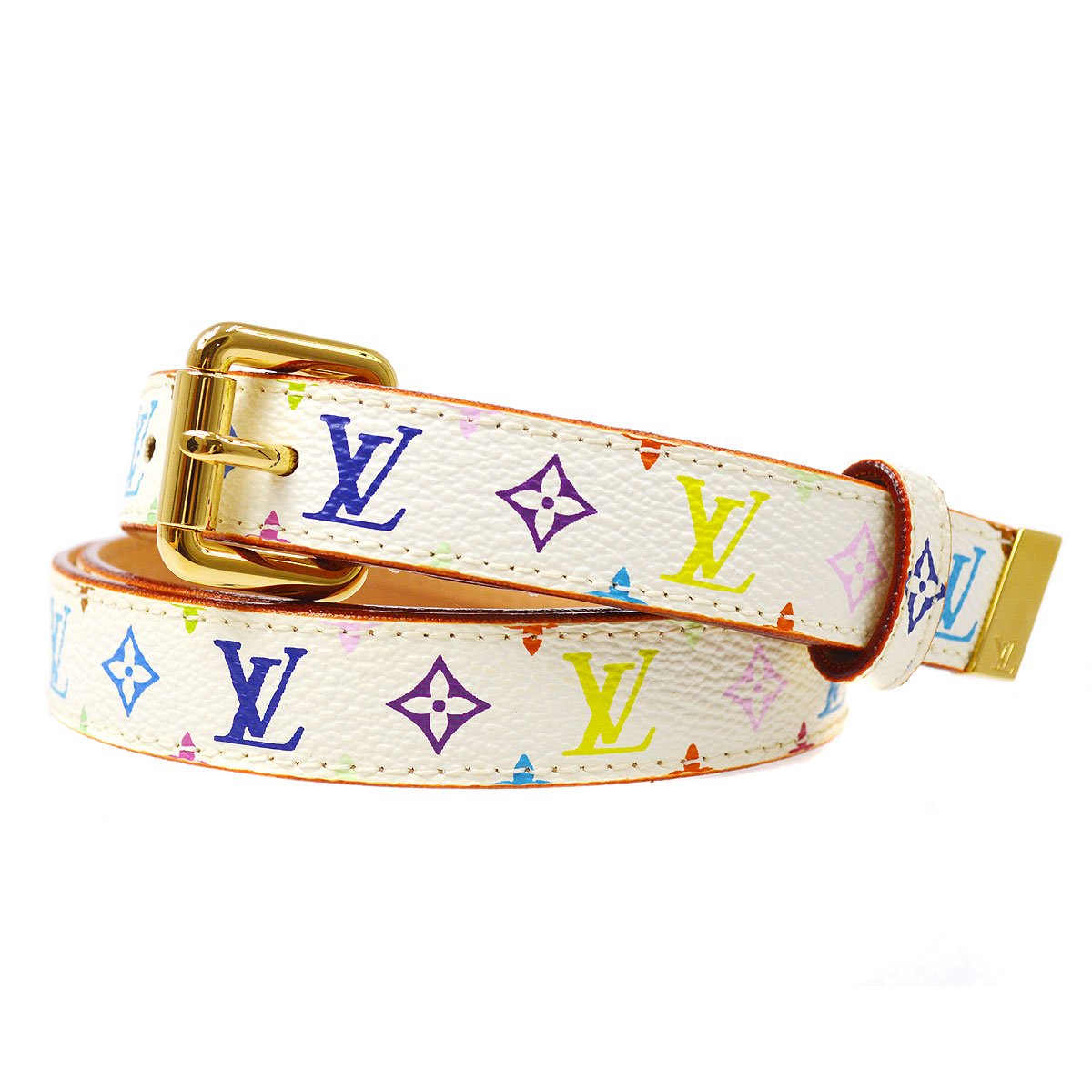 Louis Vuitton 2004 Pre-owned Monogram Ceinture Belt - White