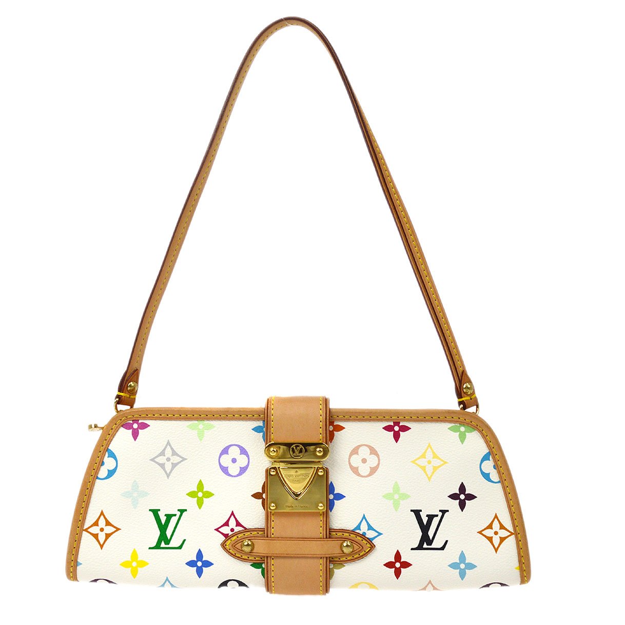 Louis Vuitton Shirley Handbag 0095 Purse Monogram Multi Color M40049