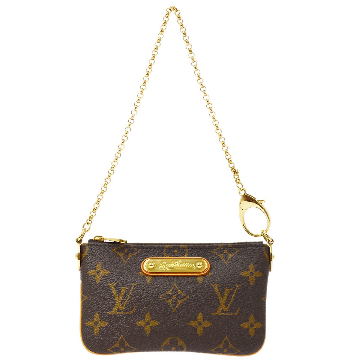 LOUIS VUITTON Monogram Pochette Milla PM Pouch