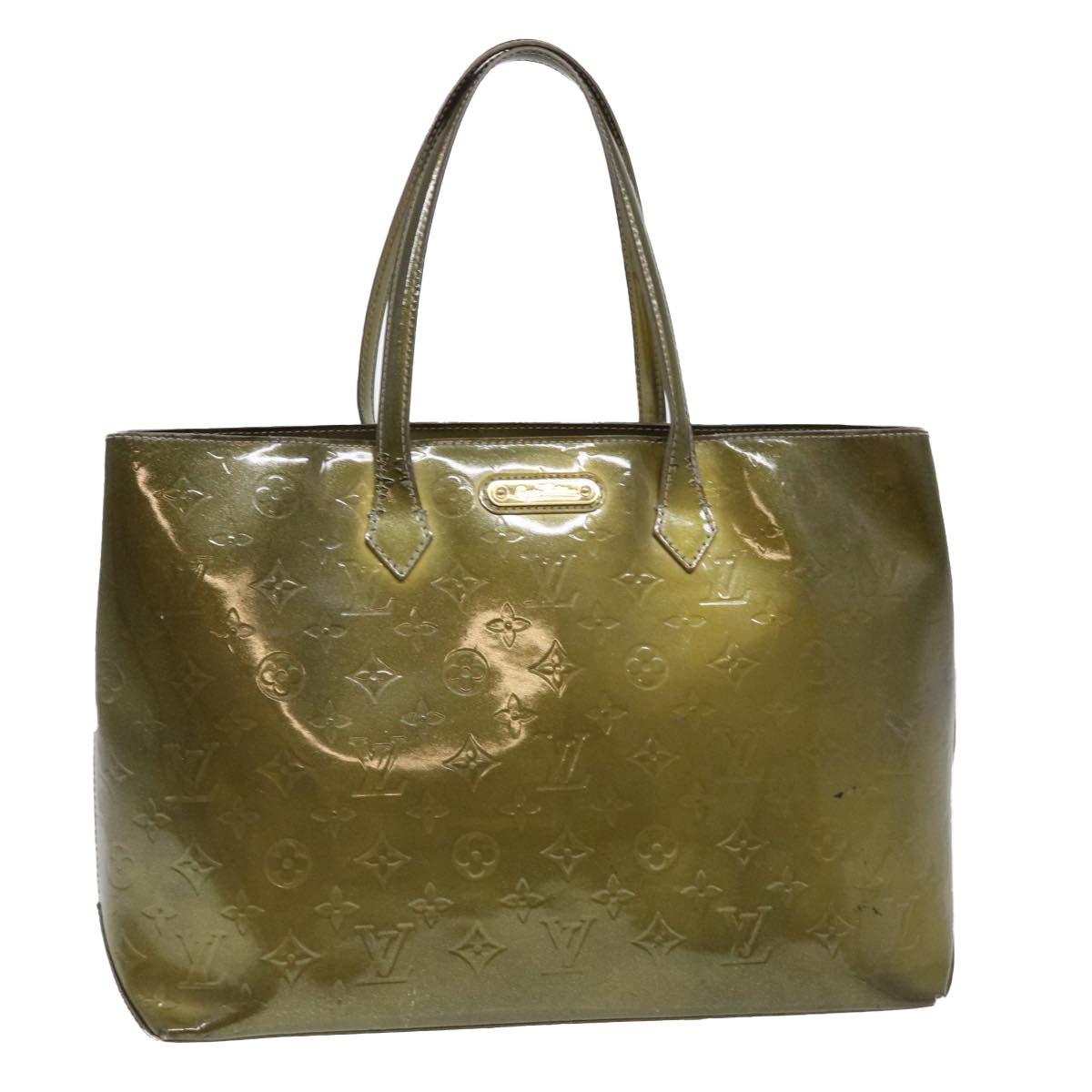 LOUIS VUITTON Monogram Vernis Wilshire MM Tote Bag