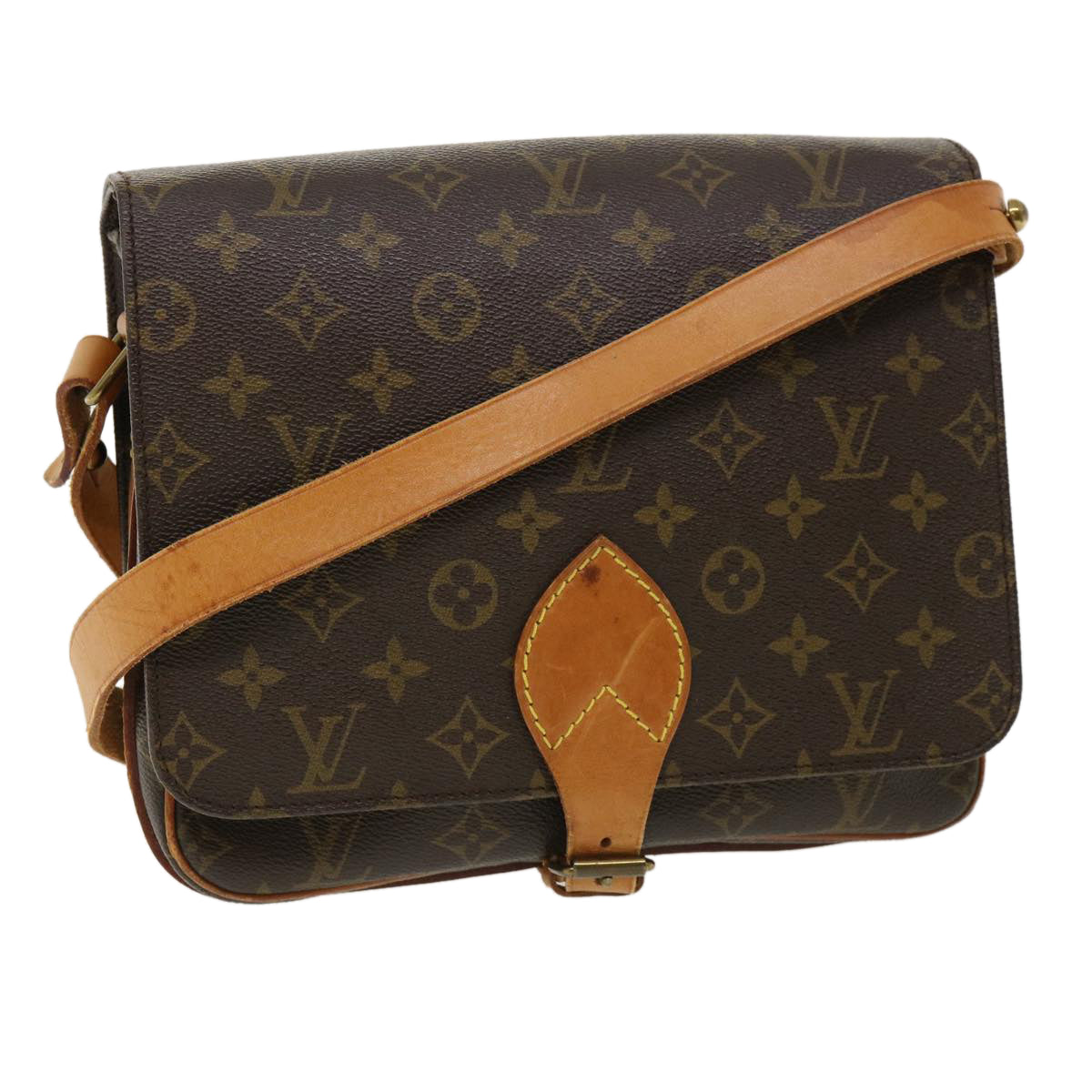 Louis Vuitton Monogram Cartouchiere GM - Brown Crossbody Bags