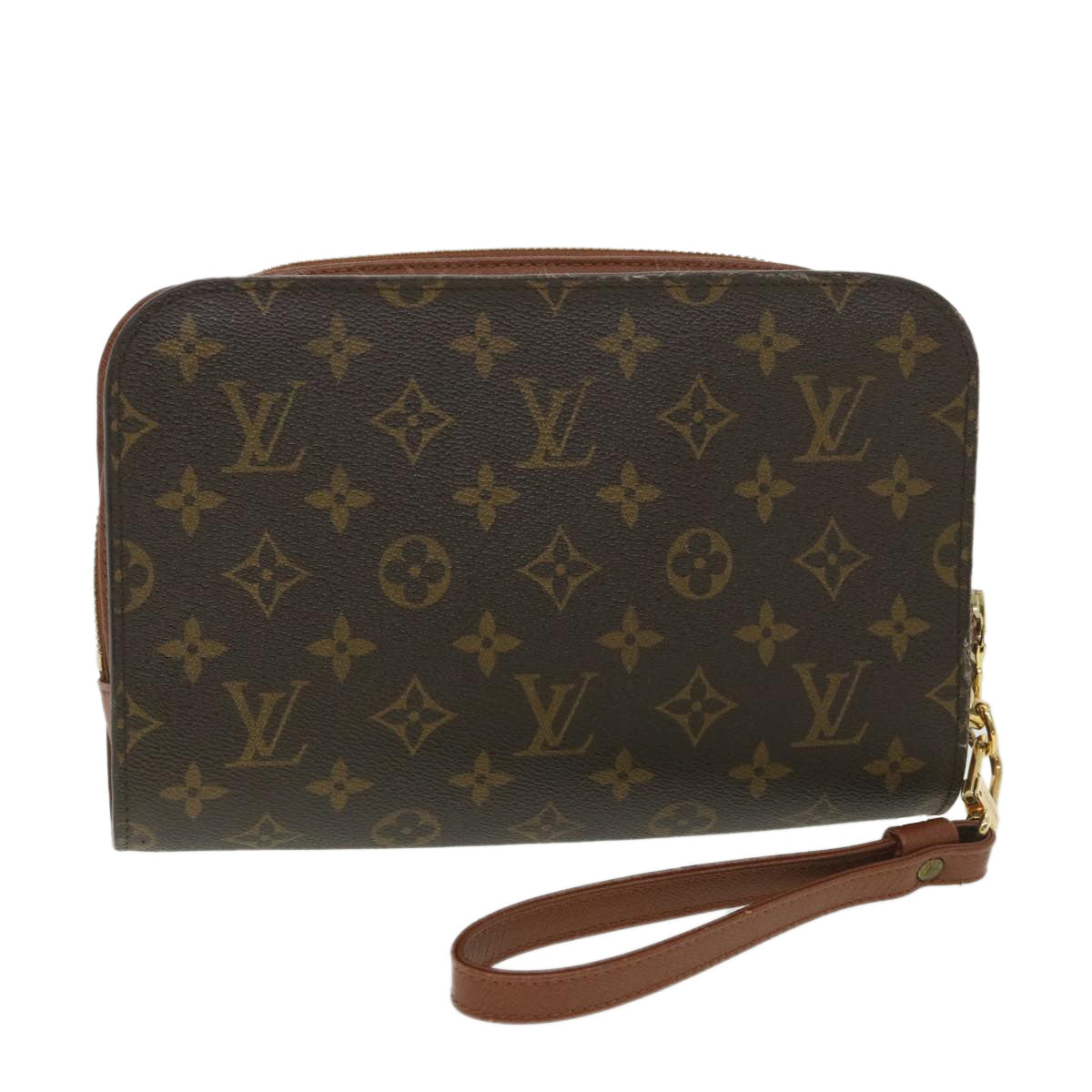 LOUIS VUITTON ORSAY CLUCTH HANDBAG PURSE MONOGRAM CANVAS M51790