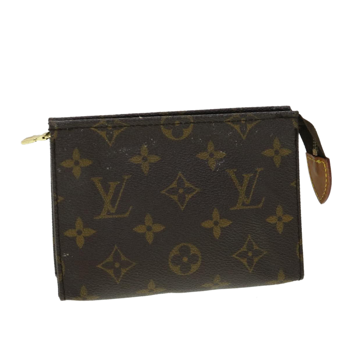 Authentic LOUIS VUITTON Toiletry Pouch 15 Monogram M47546