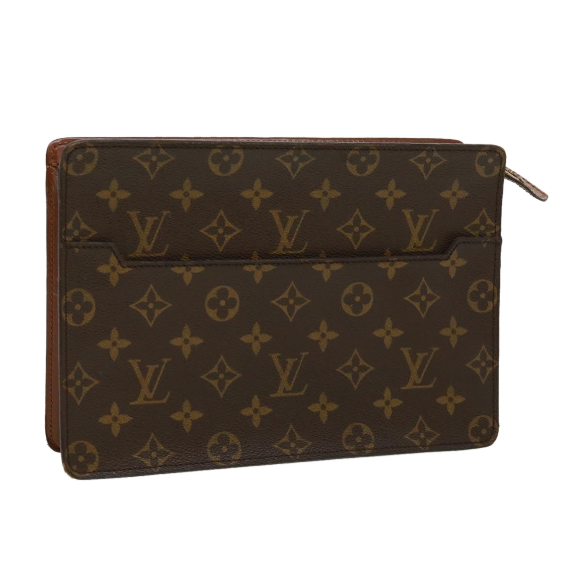 LOUIS VUITTON Monogram Pochette Homme Clutch Handbag