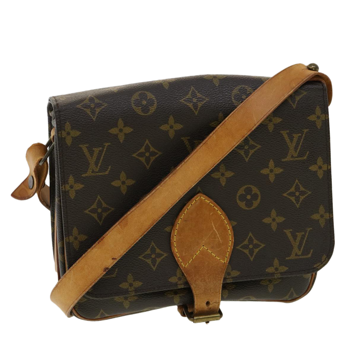 LOUIS VUITTON Monogram Canvas Cartouchiere MM Bag