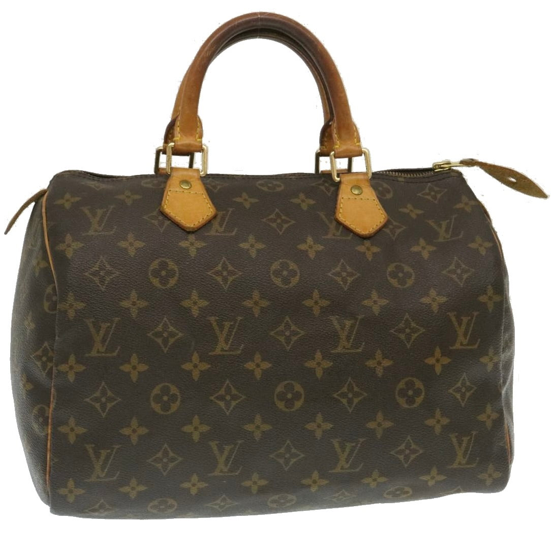 Louis Vuitton Monogram Speedy 30 Hand Bag Vintage M41526 LV Auth