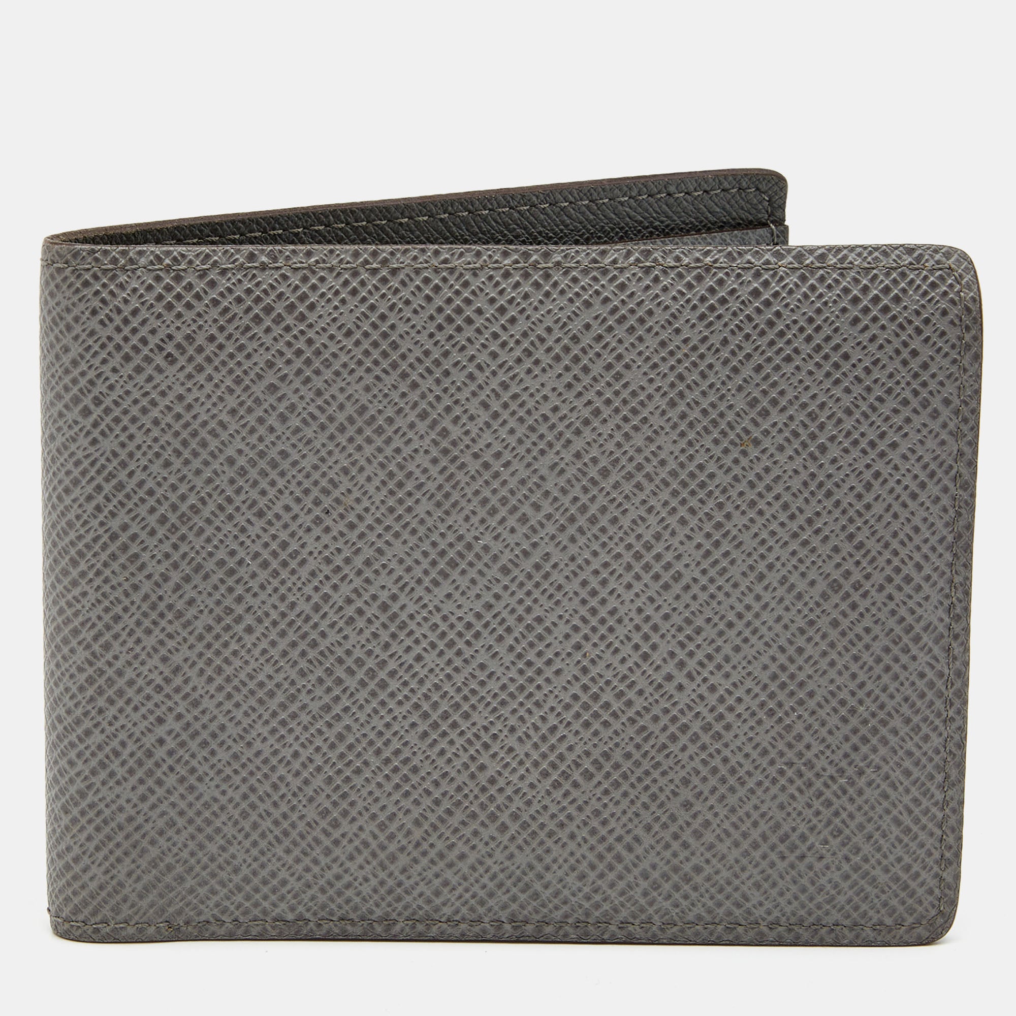 Louis Vuitton Slender Wallet Black Taiga