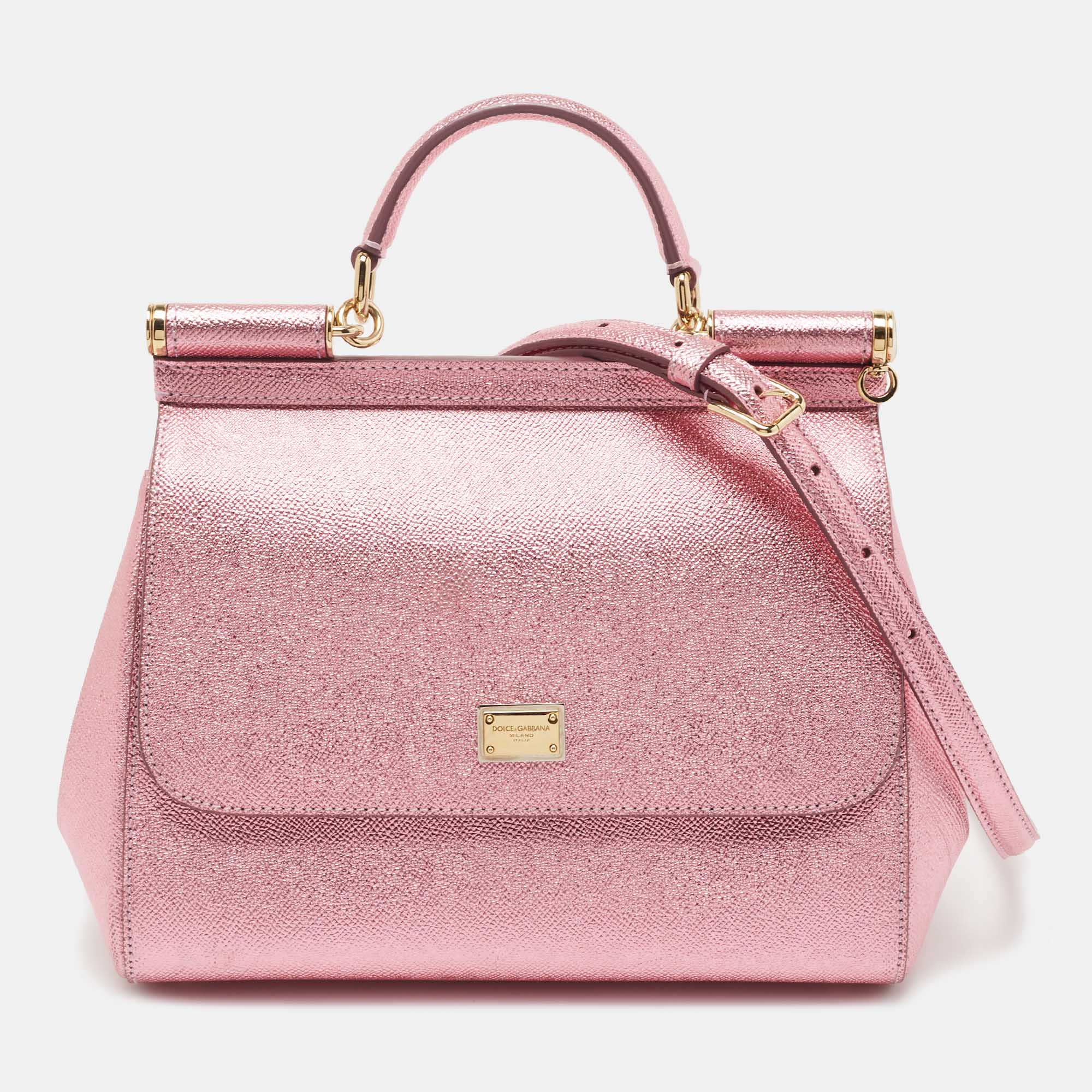 Dolce & Gabbana Pink Medium Miss Sicily Bag, RegalFille