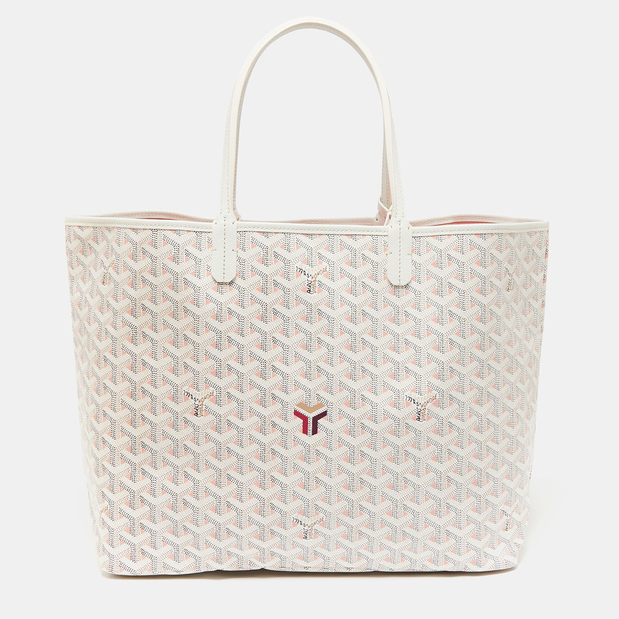Goyard Pink And White Claire Voie Coated Canvas St. Louis GM Silver  Hardware, 2022 Available For Immediate Sale At Sotheby's