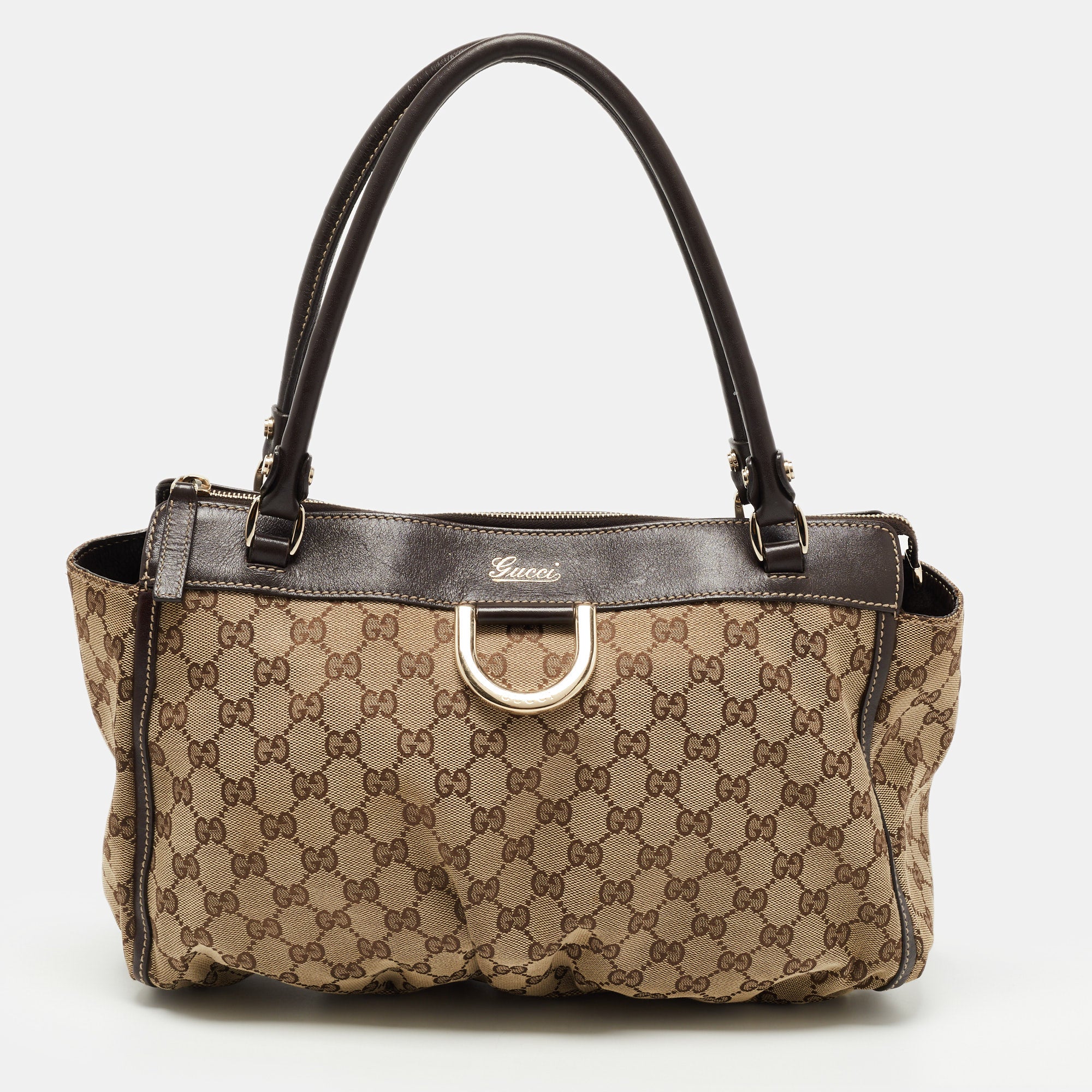 Gucci GG Canvas Abbey D-Ring Tote